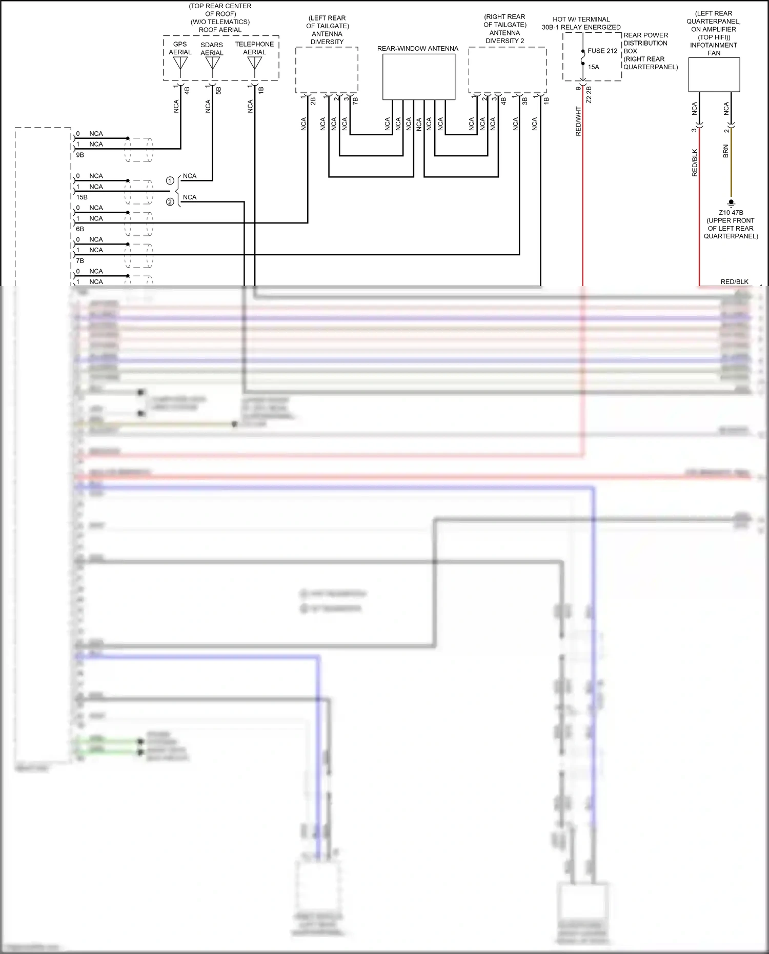 BMW X4 G02 (2018-2021) computer data lines system wiring diagram  (57 of 102)
