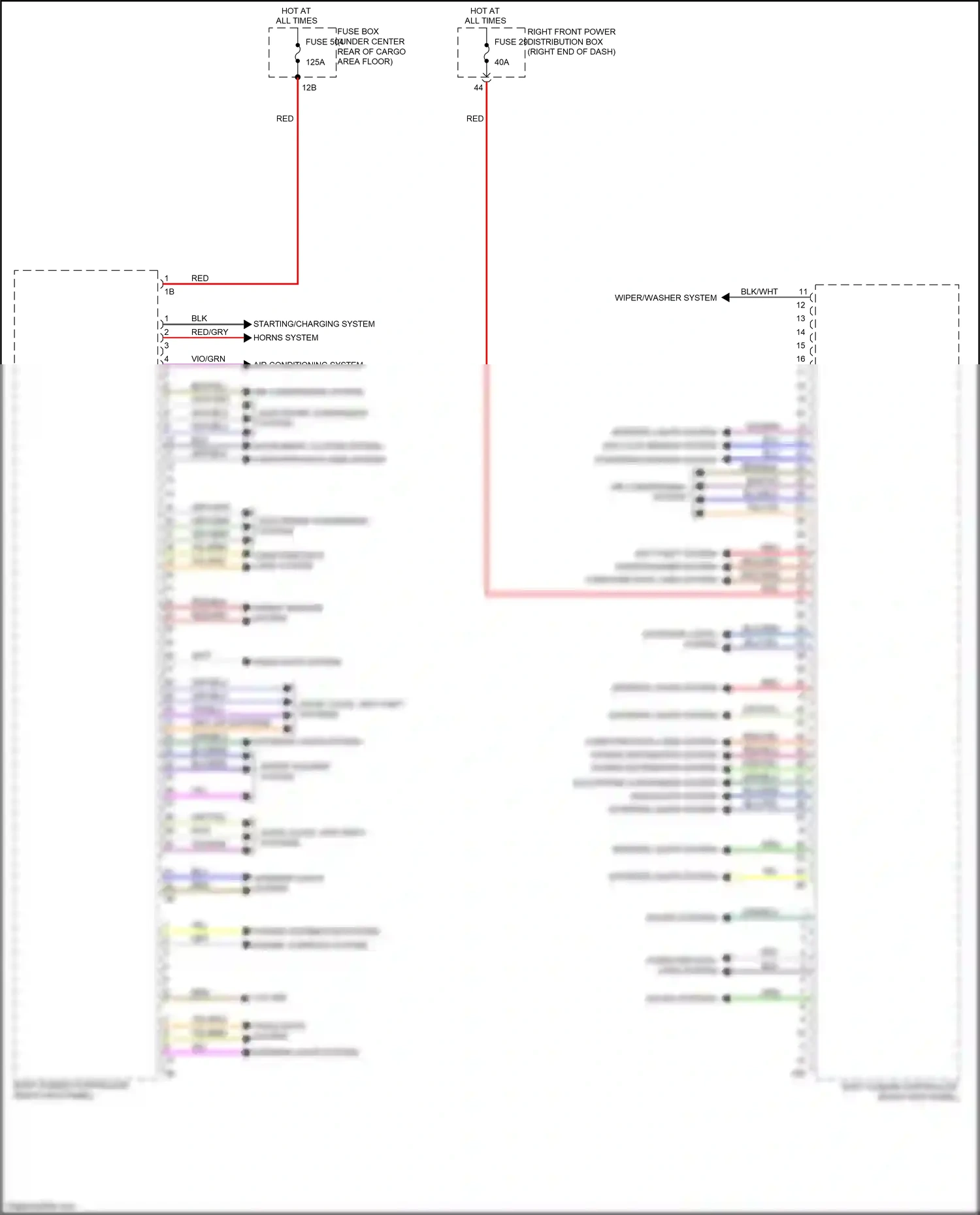 BMW X4 G02 (2018-2021) computer data lines system wiring diagram  (82 of 102)