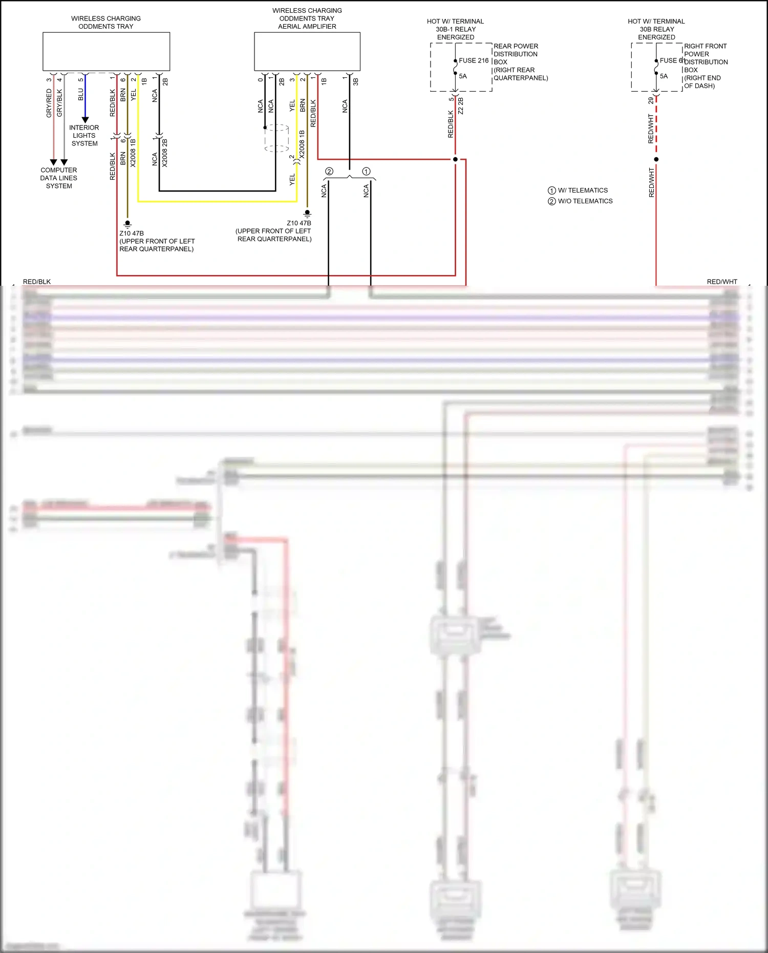 BMW X4 G02 (2018-2021) computer data lines system wiring diagram  (1 of 102)