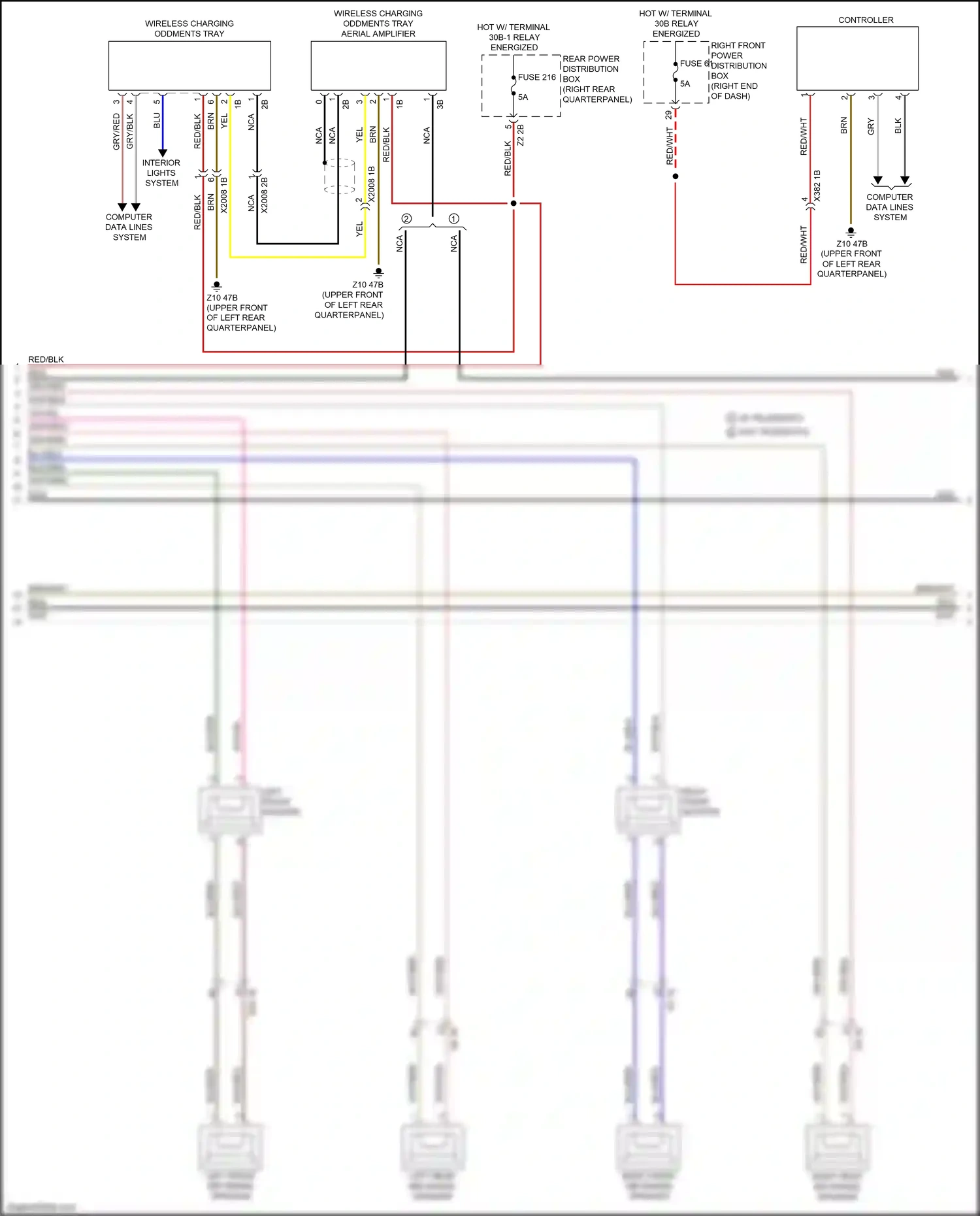 BMW X4 G02 (2018-2021) computer data lines system wiring diagram  (2 of 102)