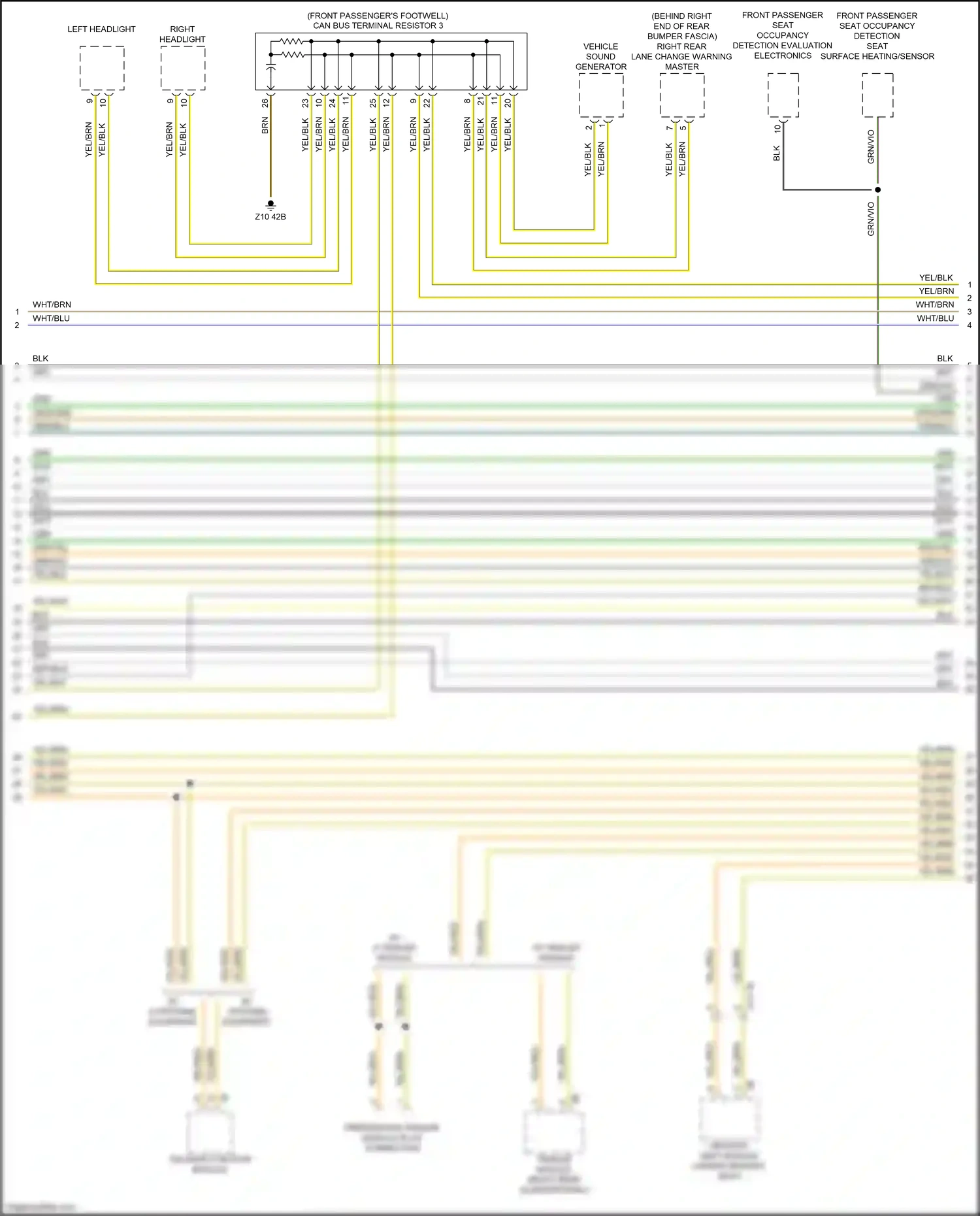 BMW X4 G02 (2018-2021) tailgate function module wiring diagram  (1 of 2)