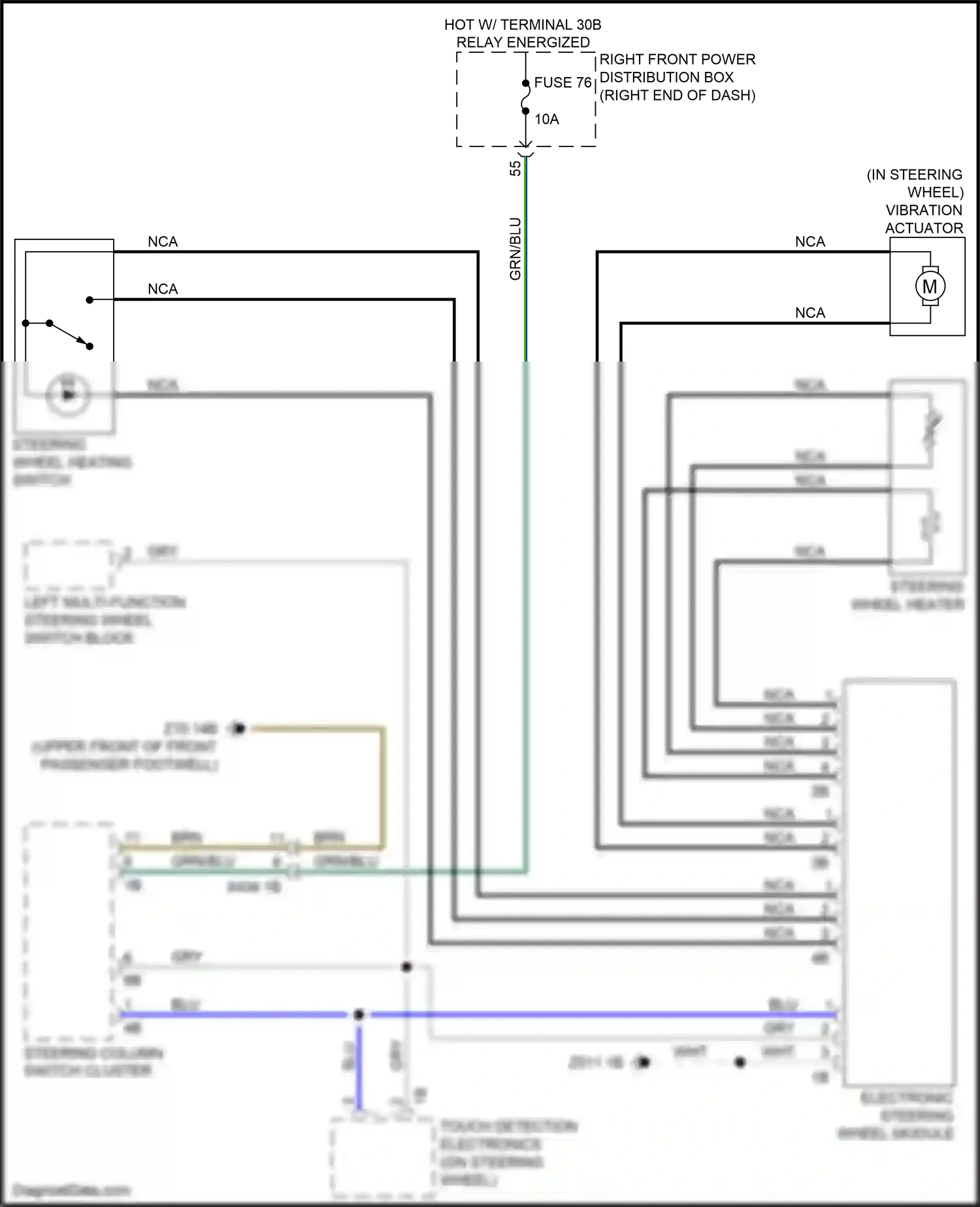 BMW X4 G02 (2018-2021) touch detection electronics wiring diagram  (2 of 2)