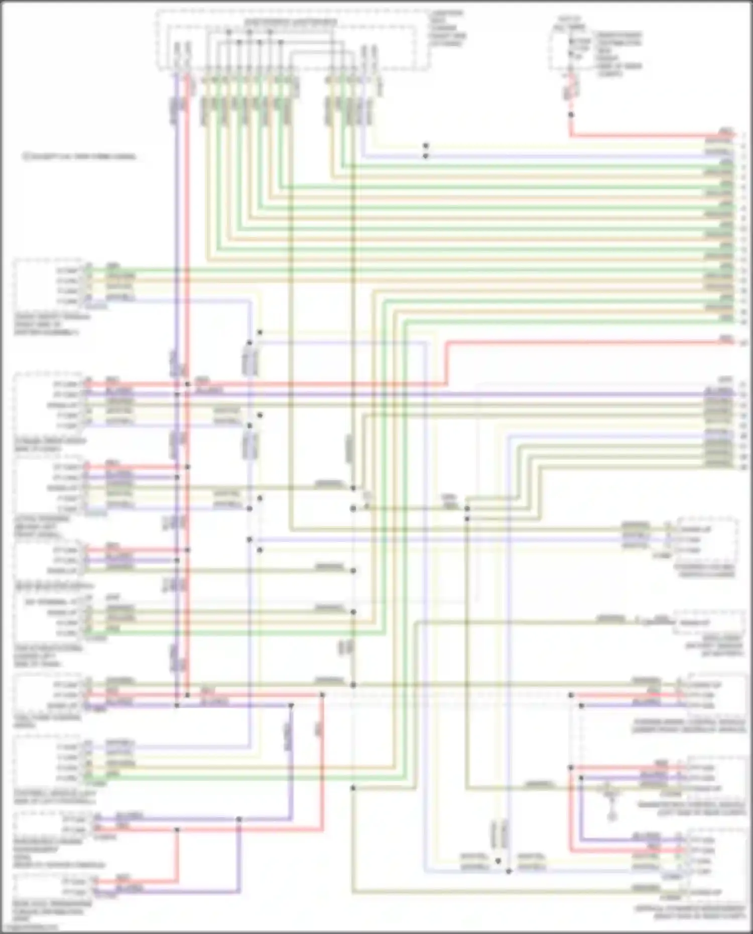 X5 M BMW E70 facelift (2010-2013): Computer data lines circuit (1 of 3)