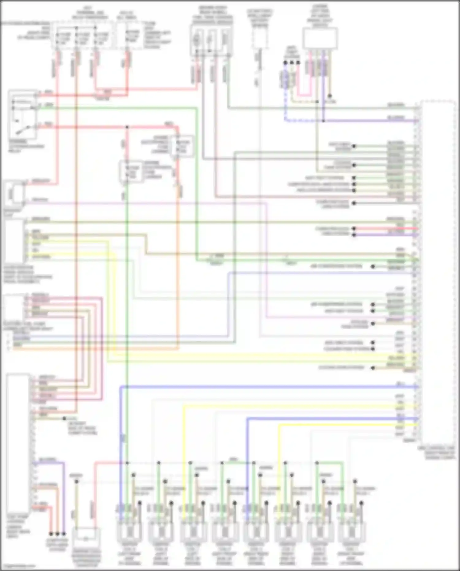 X5 M BMW E70 facelift (2010-2013): Wiring diagram engine performance 4.4l twin turbo (5 of 5)