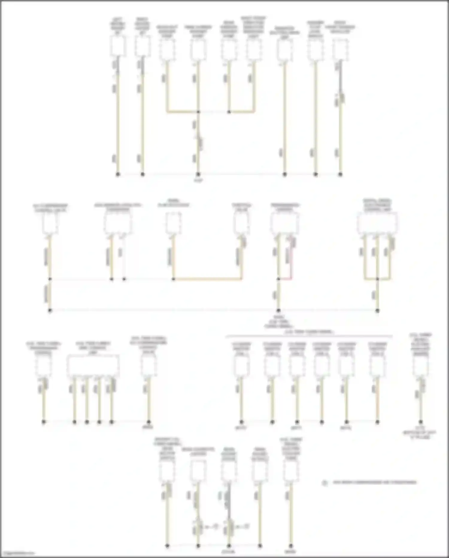 X5 M BMW E70 facelift (2010-2013): Ground distribution circuit (6 of 6)
