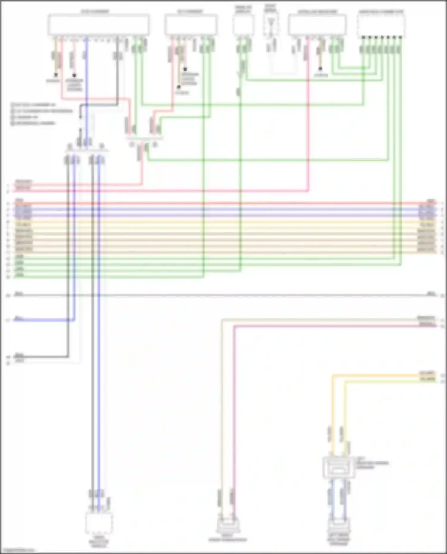 X5 M BMW E70 facelift (2010-2013): Navigation circuit, w/o cic & w/ hifi radio (2 of 3)