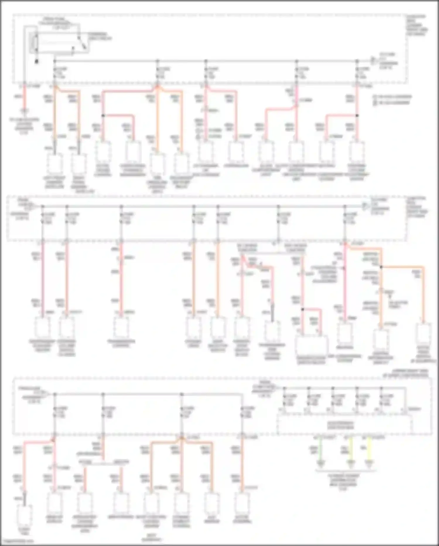 X5 M BMW E70 facelift (2010-2013): Power distribution circuit (2 of 5)