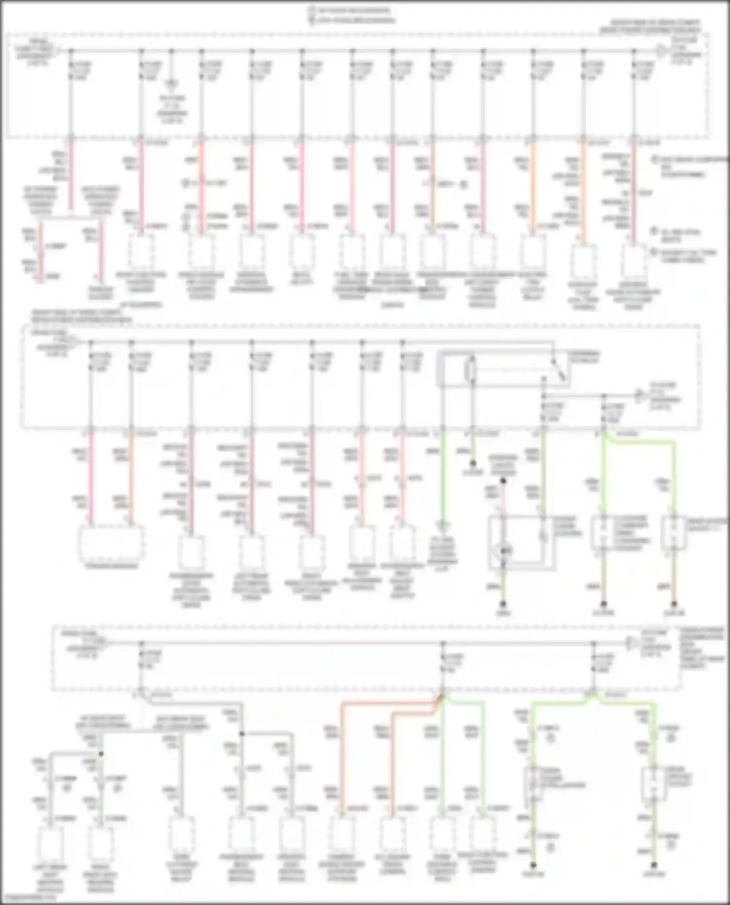 X5 M BMW E70 facelift (2010-2013): Power distribution circuit (4 of 5)