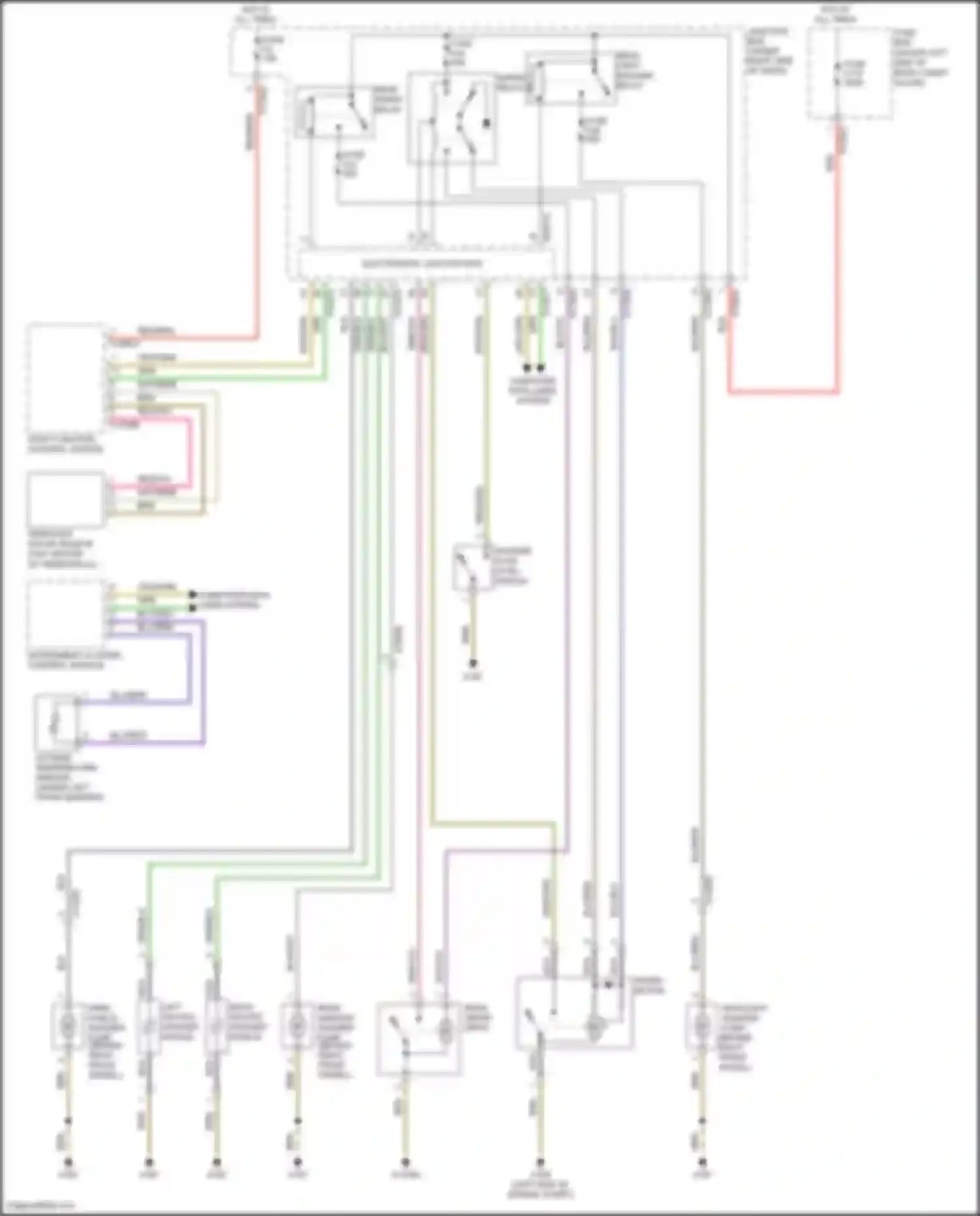 X5 M BMW E70 facelift (2010-2013): Wiper/washer circuit