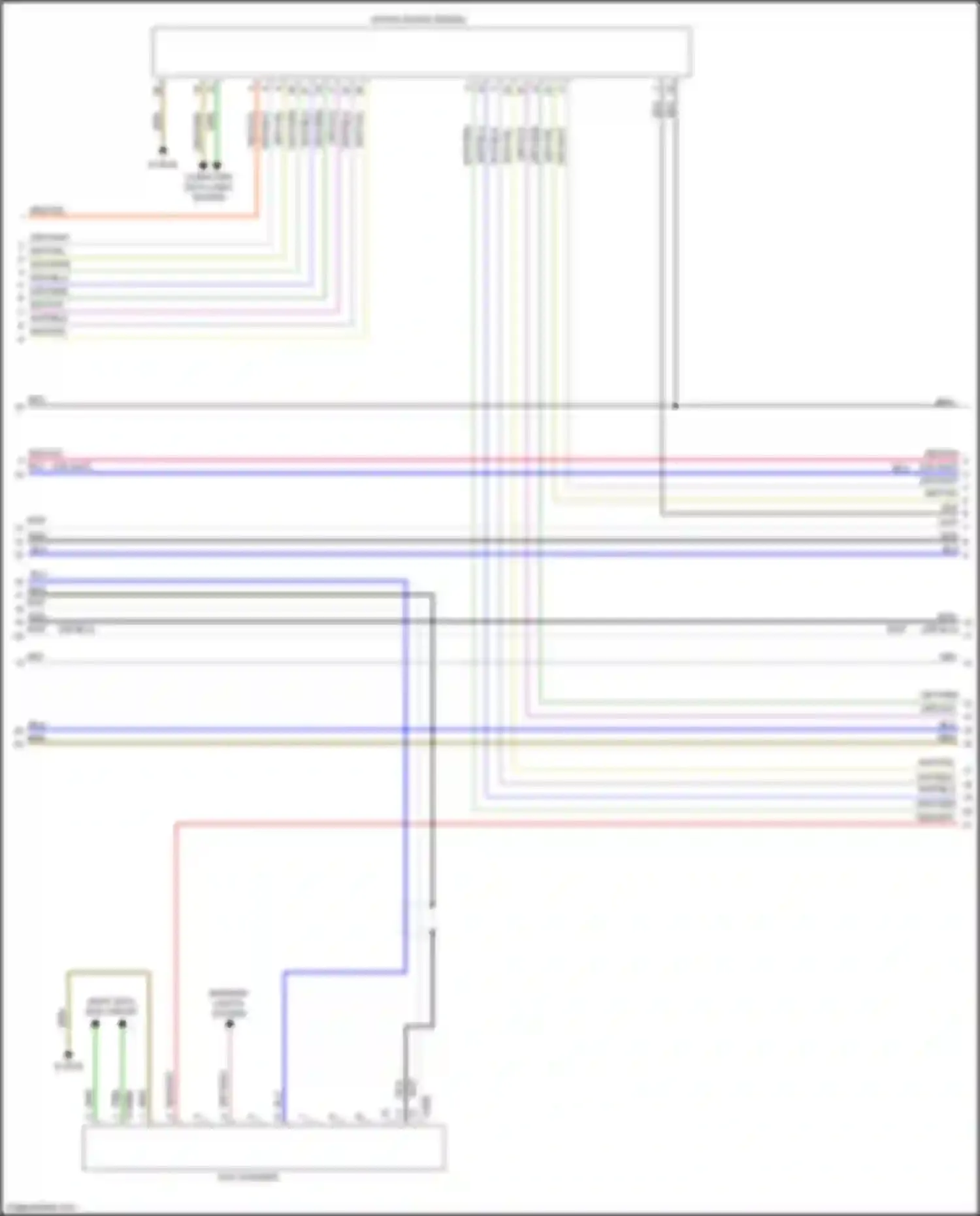 Wiring diagram active sound design for BMW X5 M E70 facelift (2010-2013) (2 of 6)