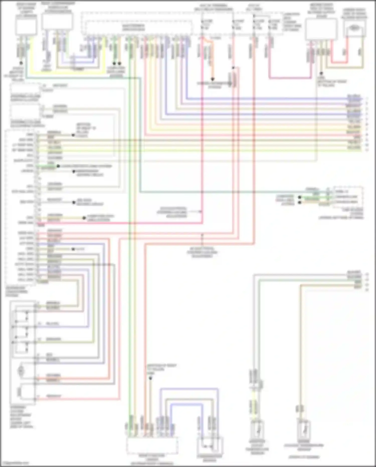 Wiring diagram auc sensor for BMW X5 M E70 facelift (2010-2013) (3 of 5)