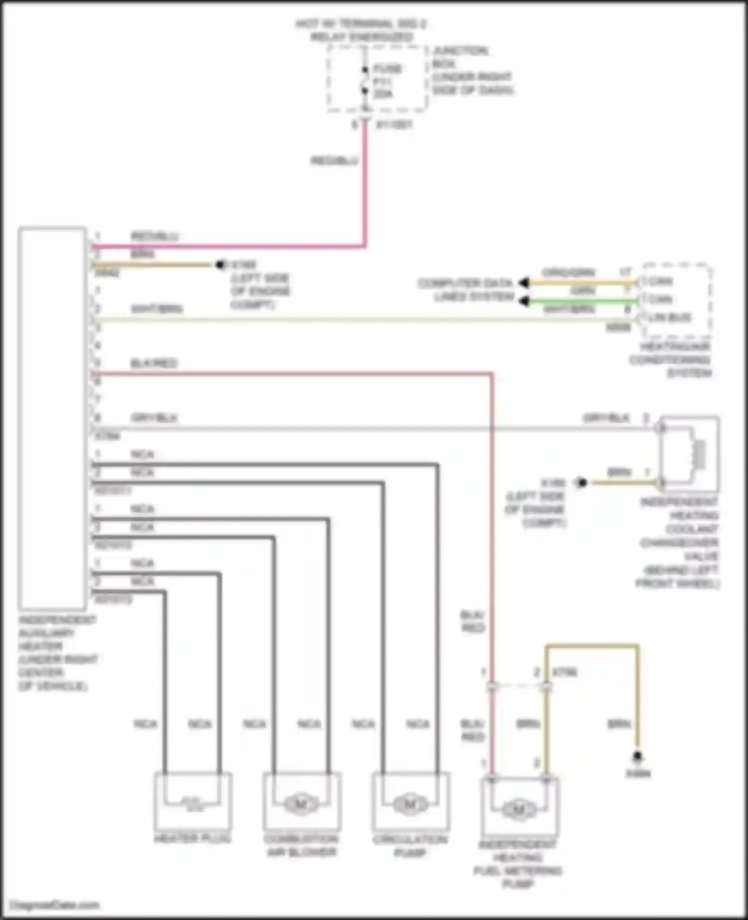 Wiring diagram blk for BMW X5 M E70 facelift (2010-2013) (30 of 91)
