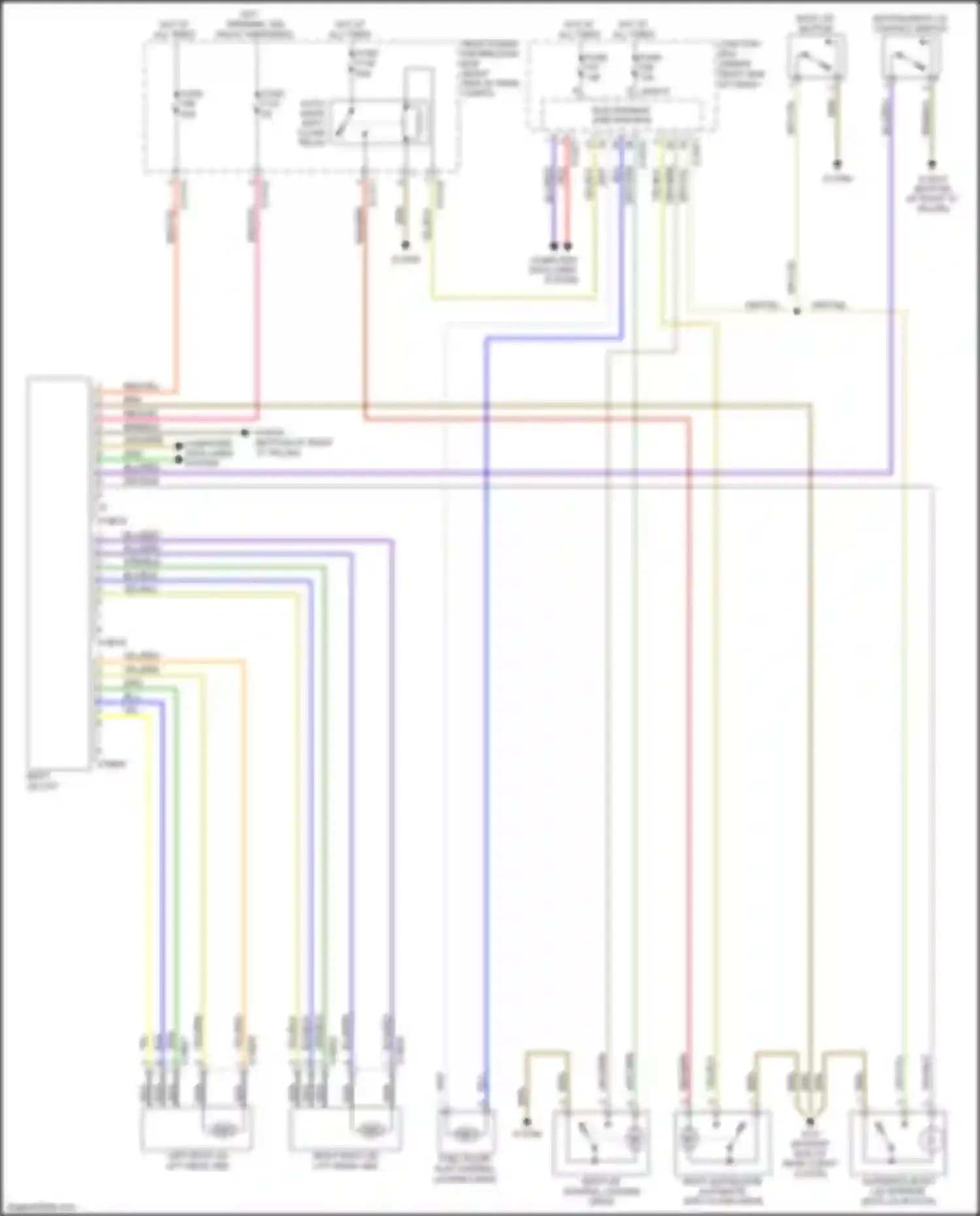 Wiring diagram blu/red for BMW X5 M E70 facelift (2010-2013) (60 of 64)