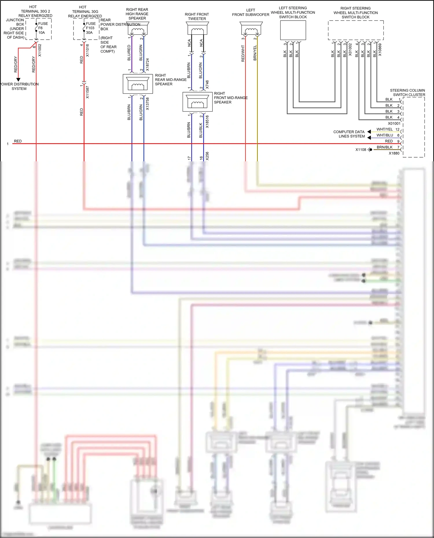 BMW X5 M E70 facelift (2010-2013) controller wiring diagram  (8 of 10)