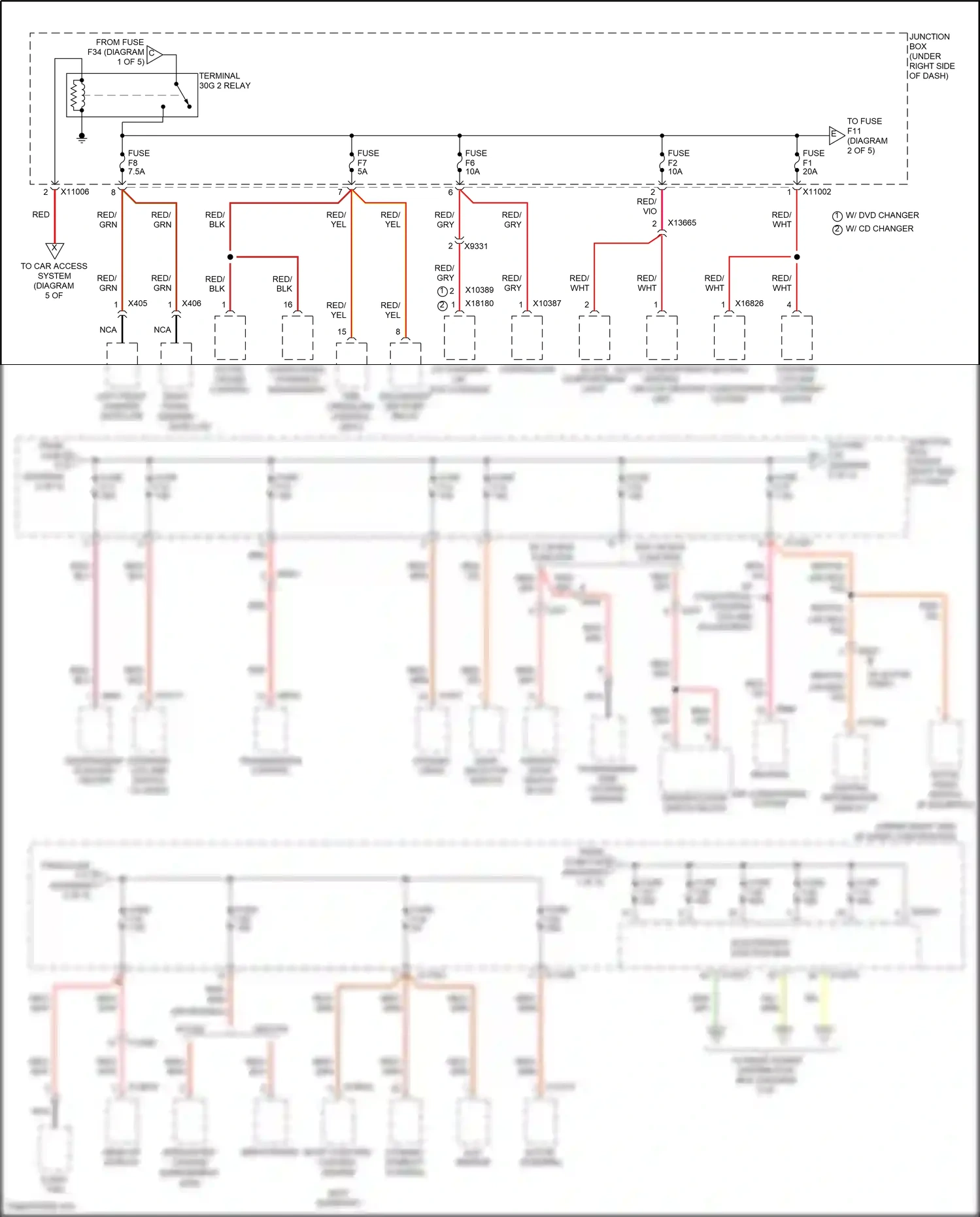BMW X5 M E70 facelift (2010-2013) controller wiring diagram  (9 of 10)