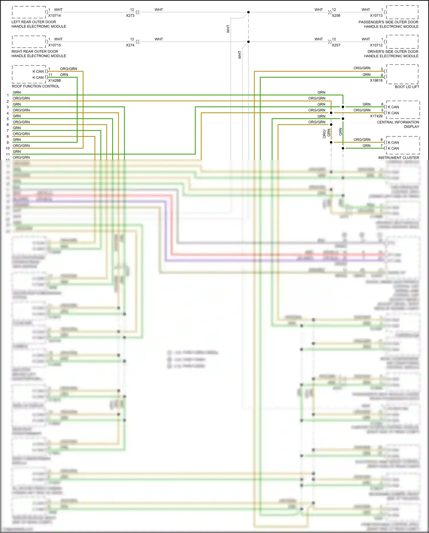BMW X5 M E70 facelift (2010-2013) controller wiring diagram  (1 of 10)