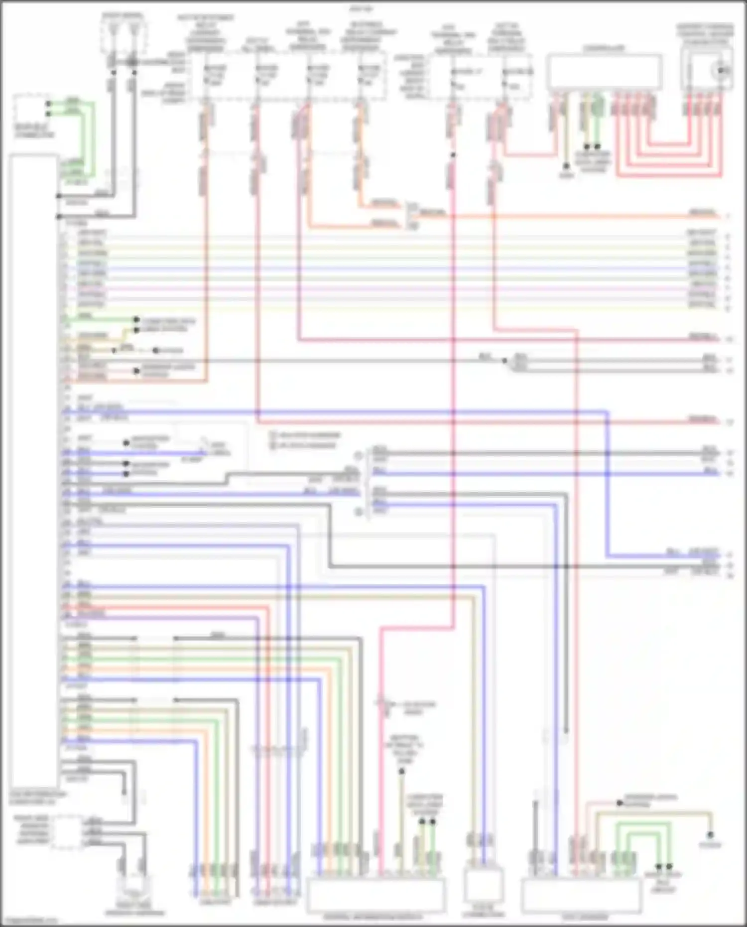Wiring diagram fuse 17 for BMW X5 M E70 facelift (2010-2013) (5 of 6)