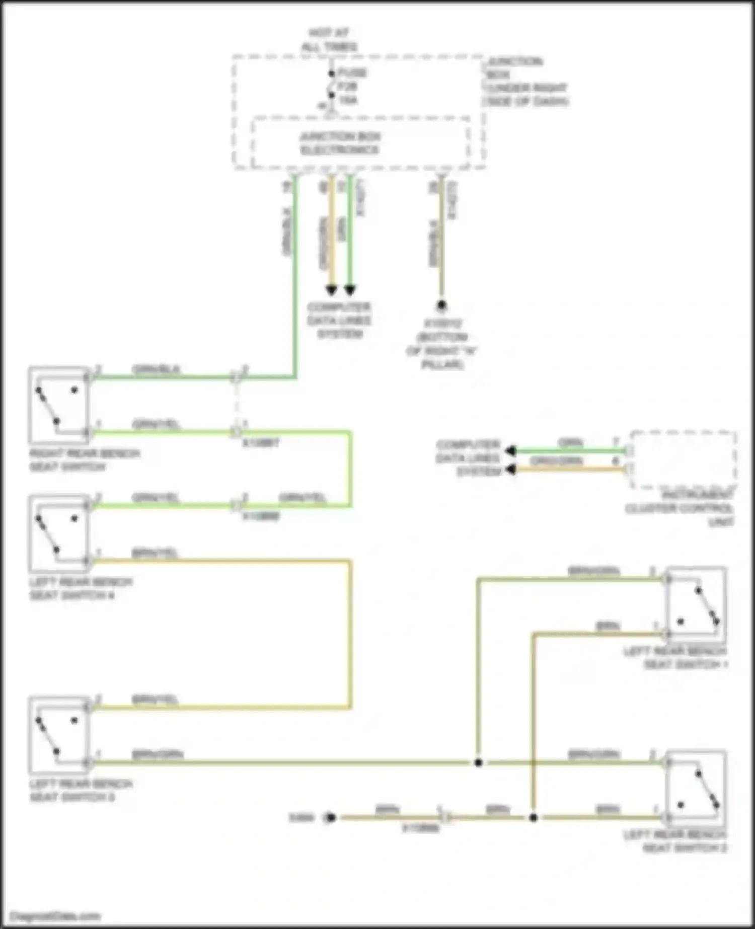 Wiring diagram grn for BMW X5 M E70 facelift (2010-2013) (104 of 105)