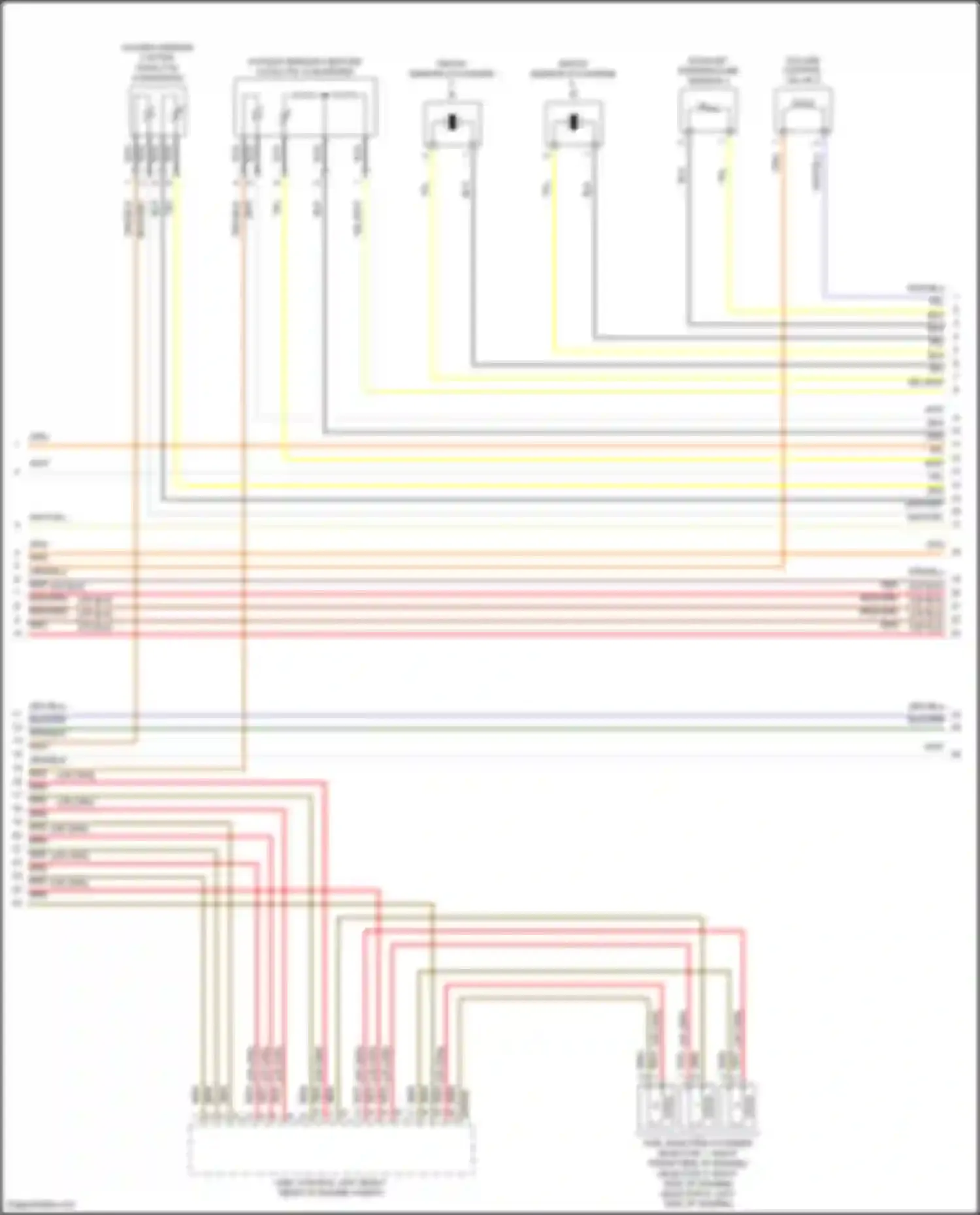 Wiring diagram oxygen sensor 2 before catalytic converter for BMW X5 M E70 facelift (2010-2013) (1 of 1)