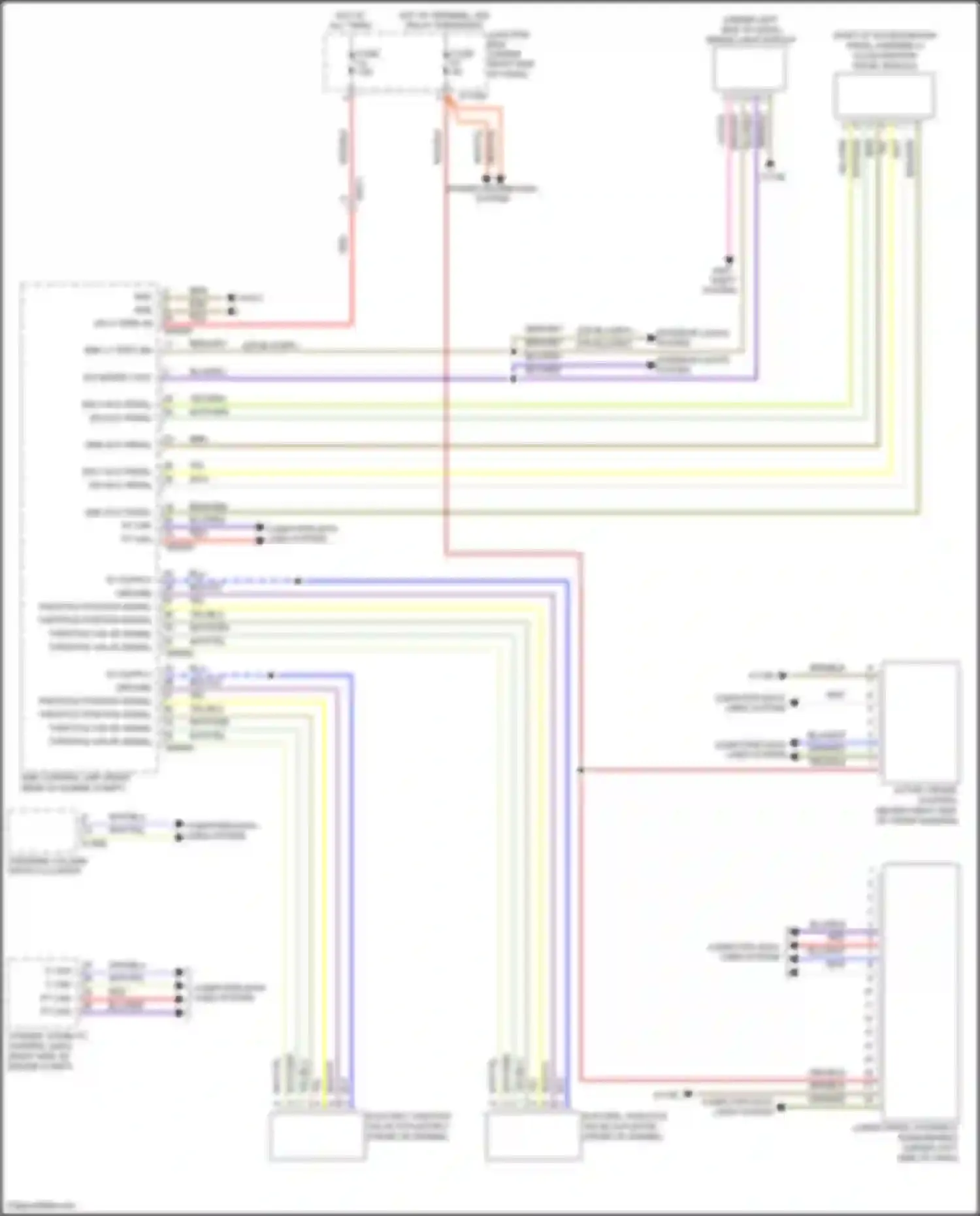 Wiring diagram power distribution system for BMW X5 M E70 facelift (2010-2013) (4 of 20)