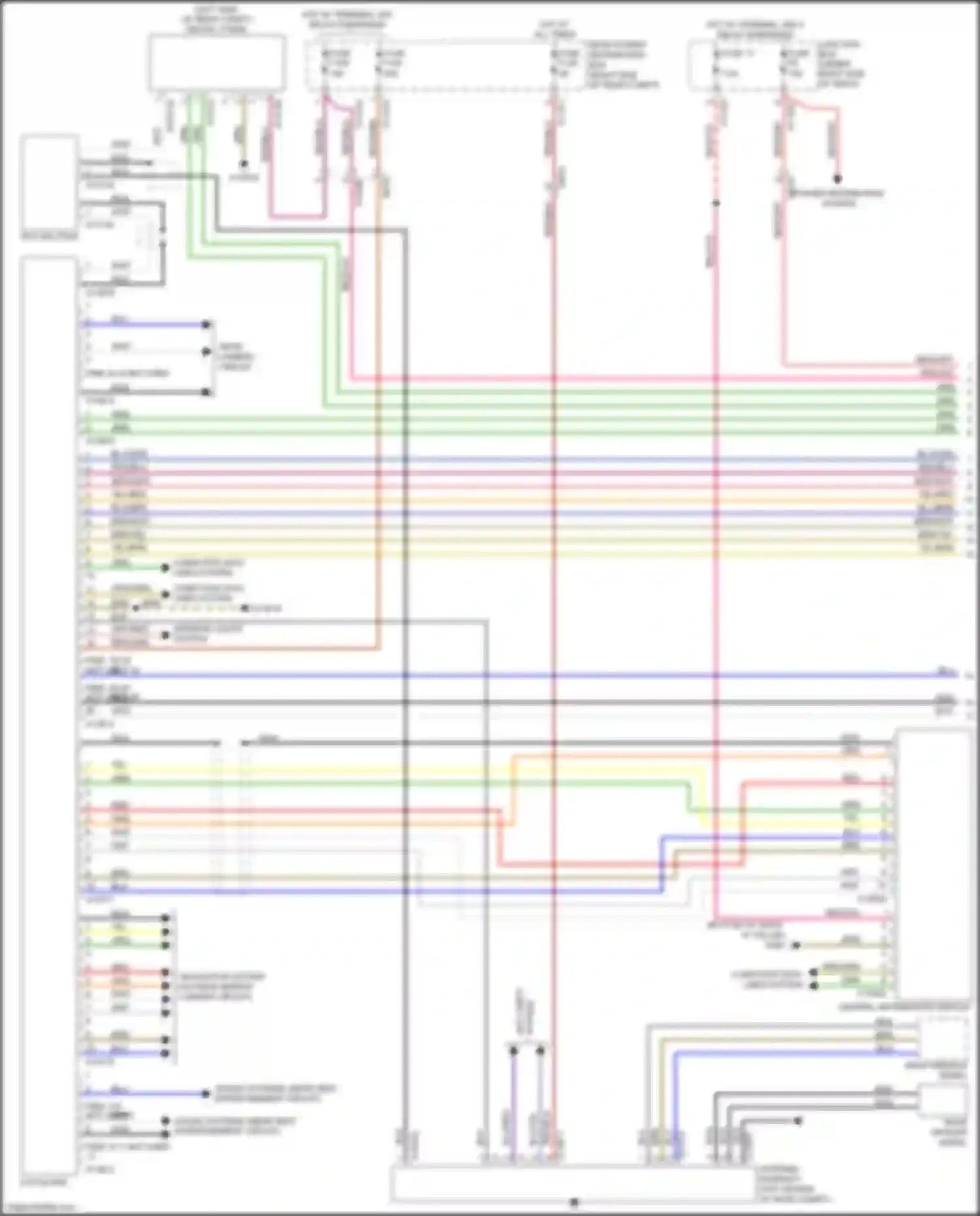 Wiring diagram power distribution system for BMW X5 M E70 facelift (2010-2013) (5 of 20)