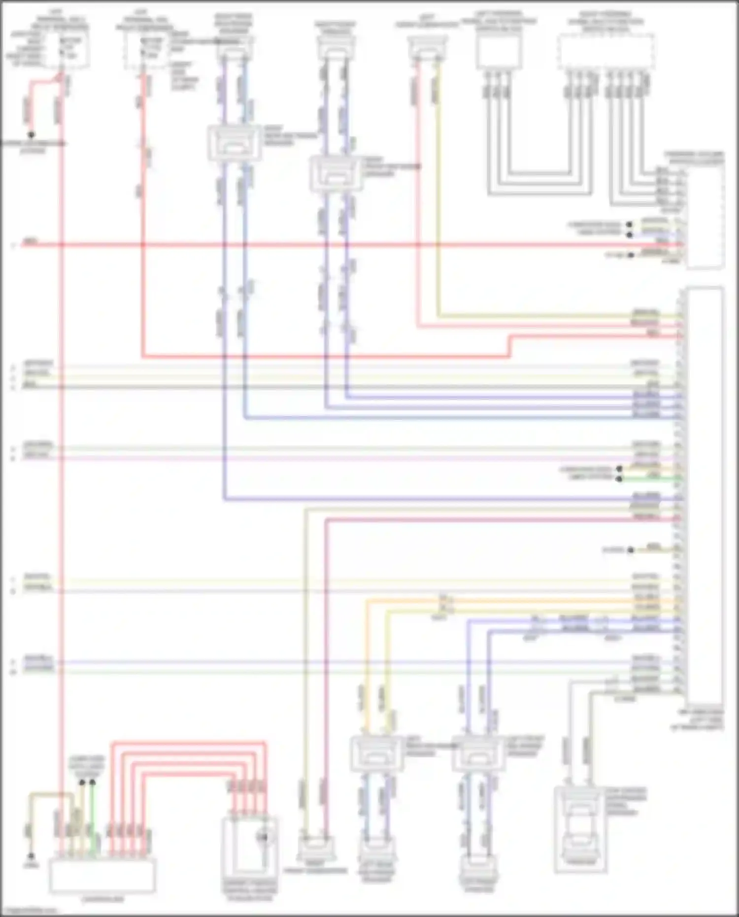 Wiring diagram rear power distribution box for BMW X5 M E70 facelift (2010-2013) (6 of 71)