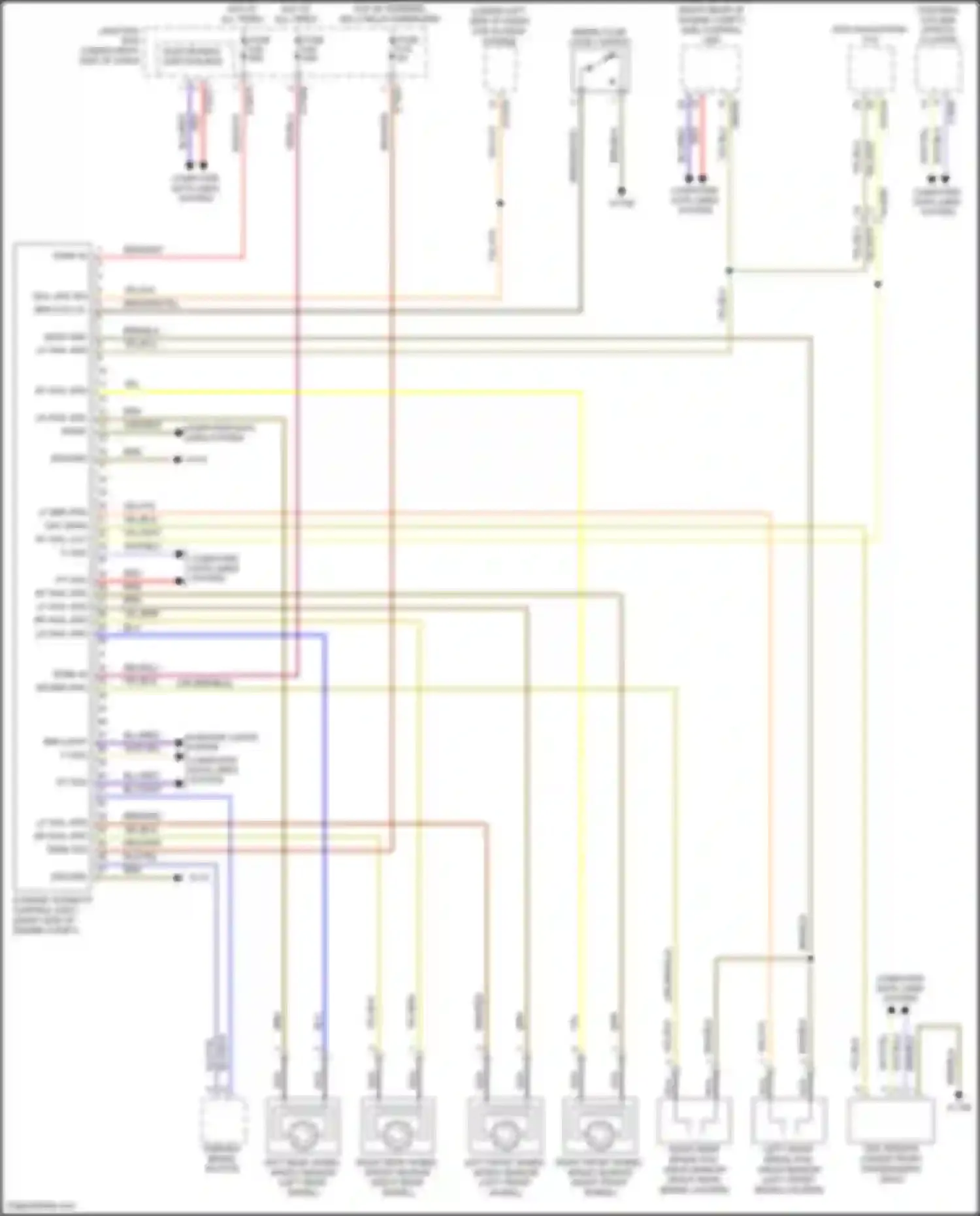 Wiring diagram term 30 for BMW X5 M E70 facelift (2010-2013) (1 of 3)