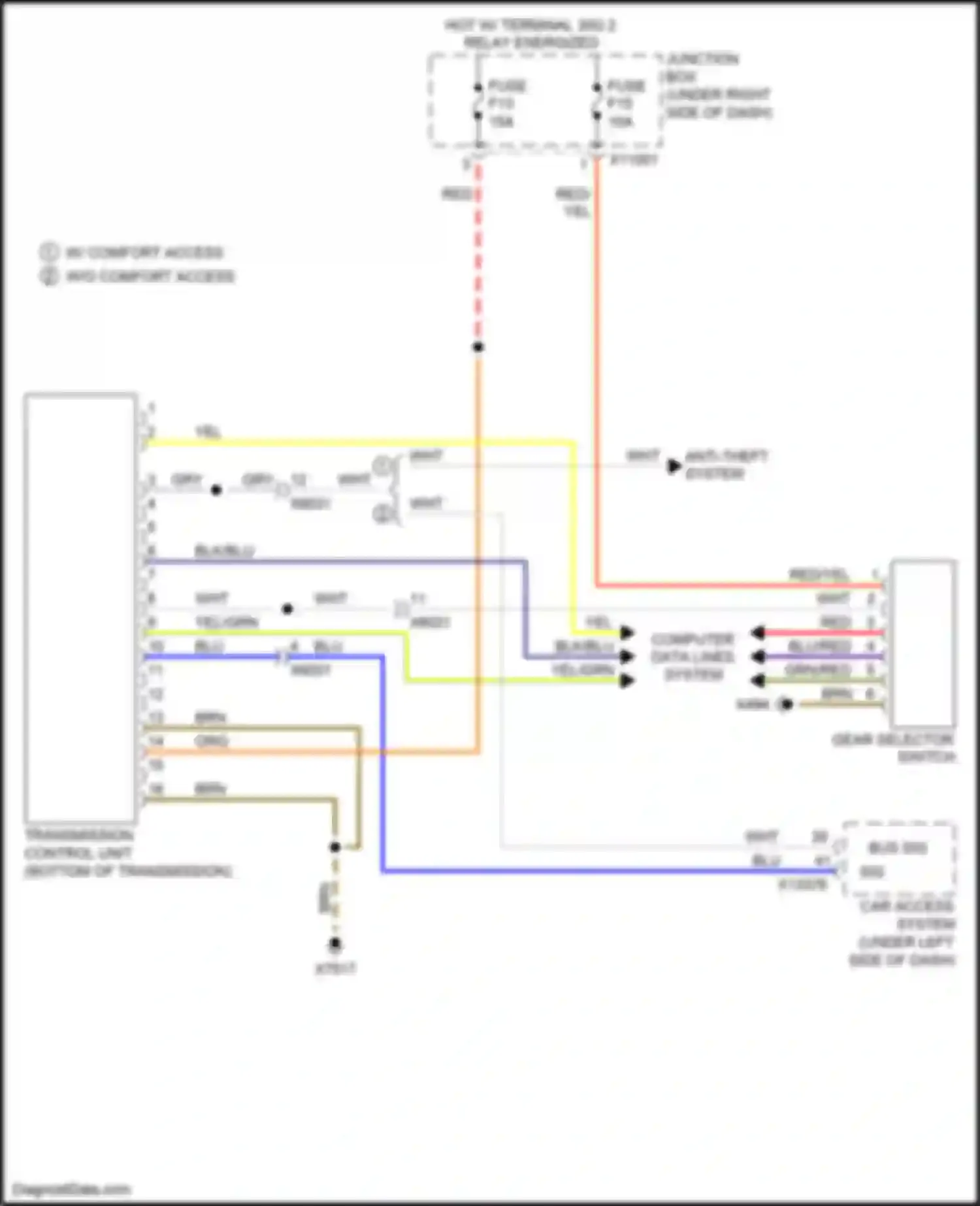 Wiring diagram wht for BMW X5 M E70 facelift (2010-2013) (36 of 80)