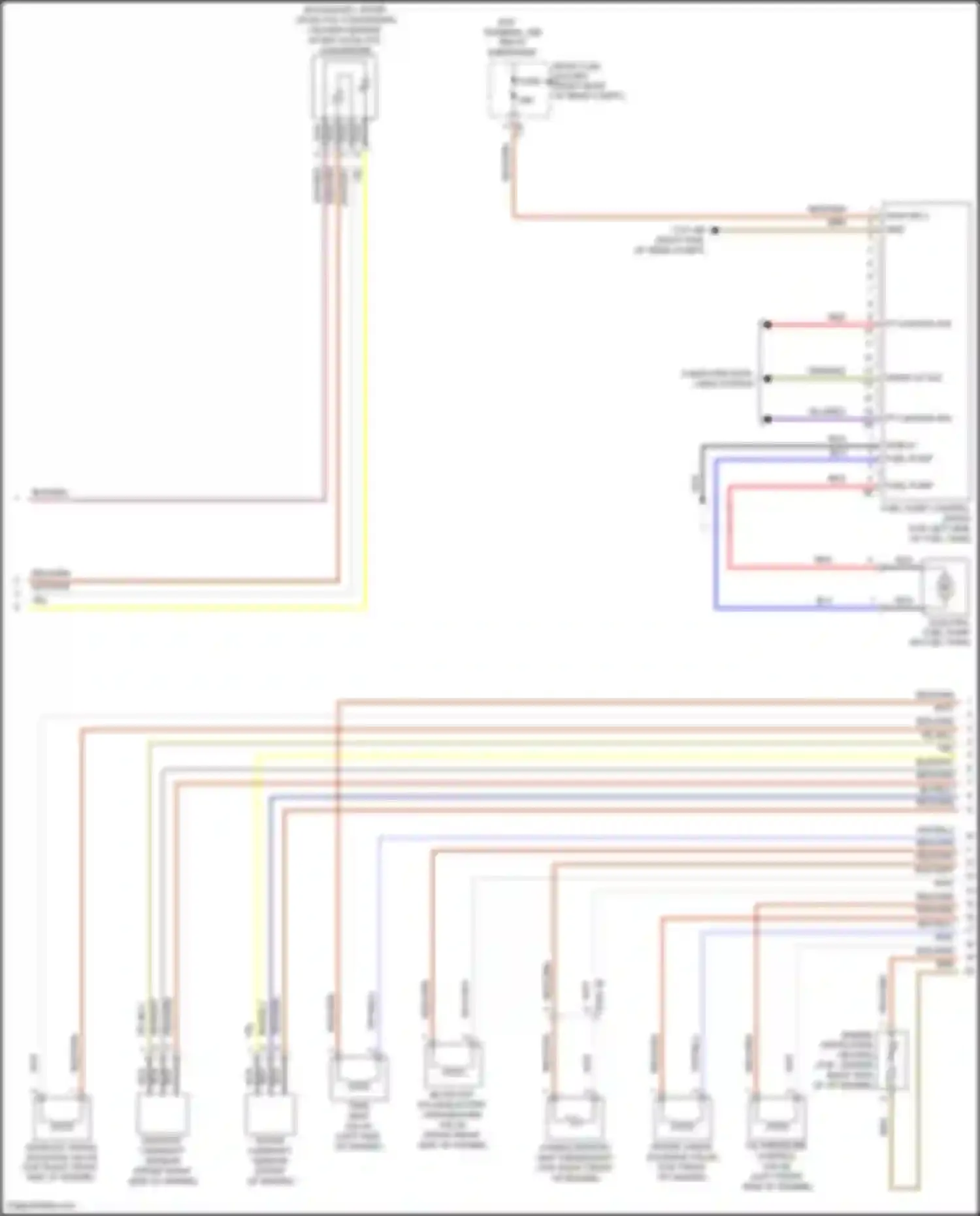 X5 M BMW F85 (2014-2018): Wiring diagram engine performance 3.0l turbo (2 of 5)