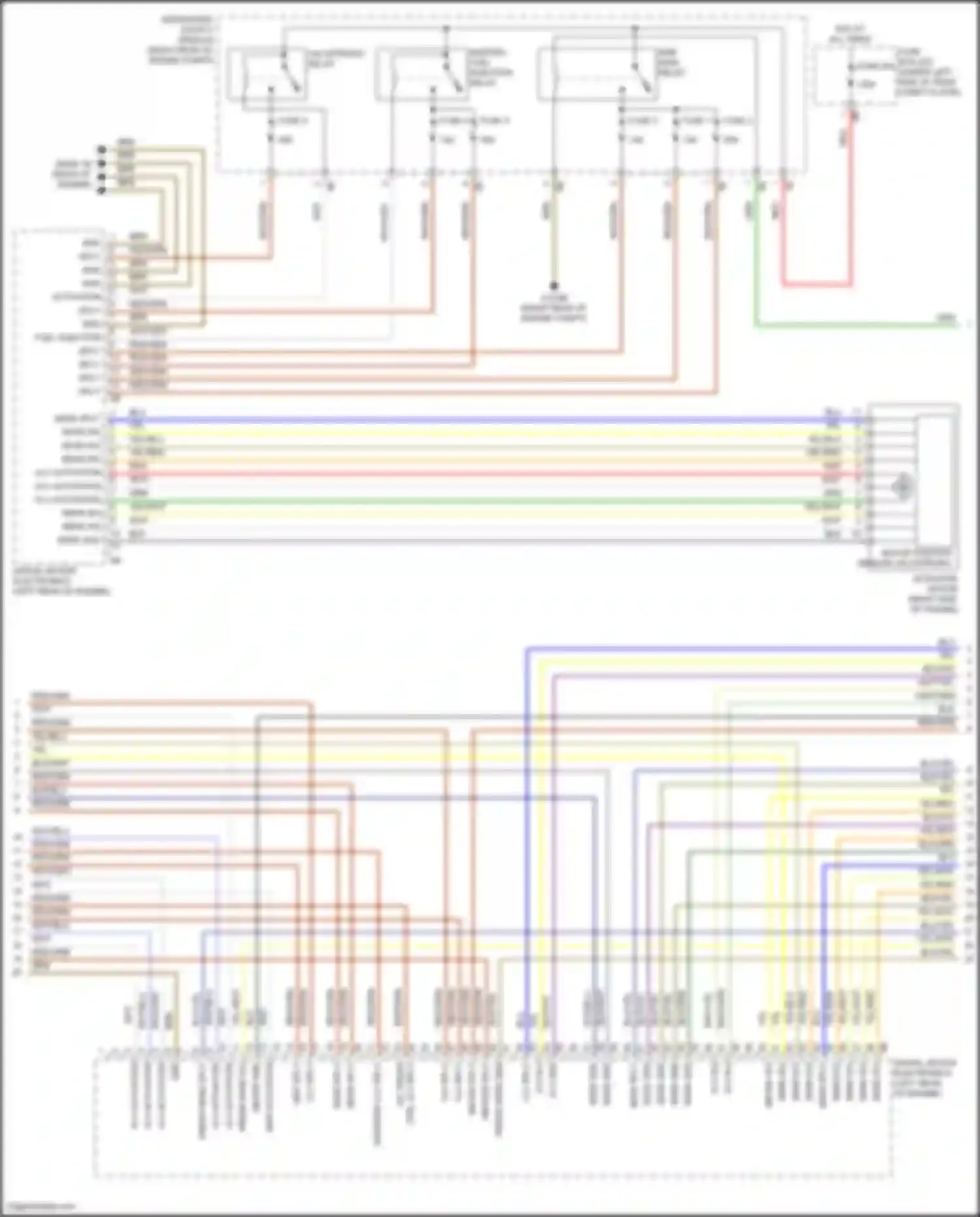 X5 M BMW F85 (2014-2018): Wiring diagram engine performance 3.0l turbo (3 of 5)