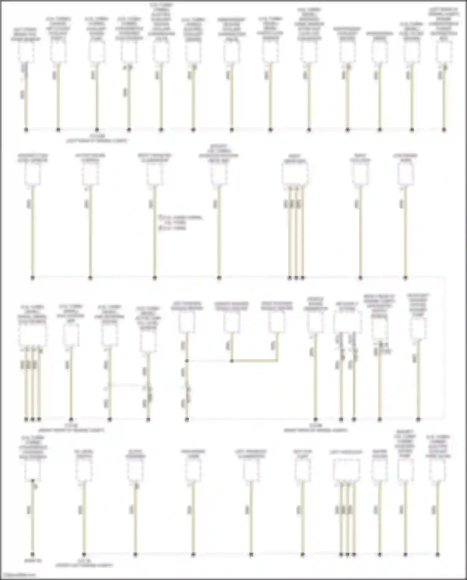 X5 M BMW F85 (2014-2018): Ground distribution circuit (2 of 6)