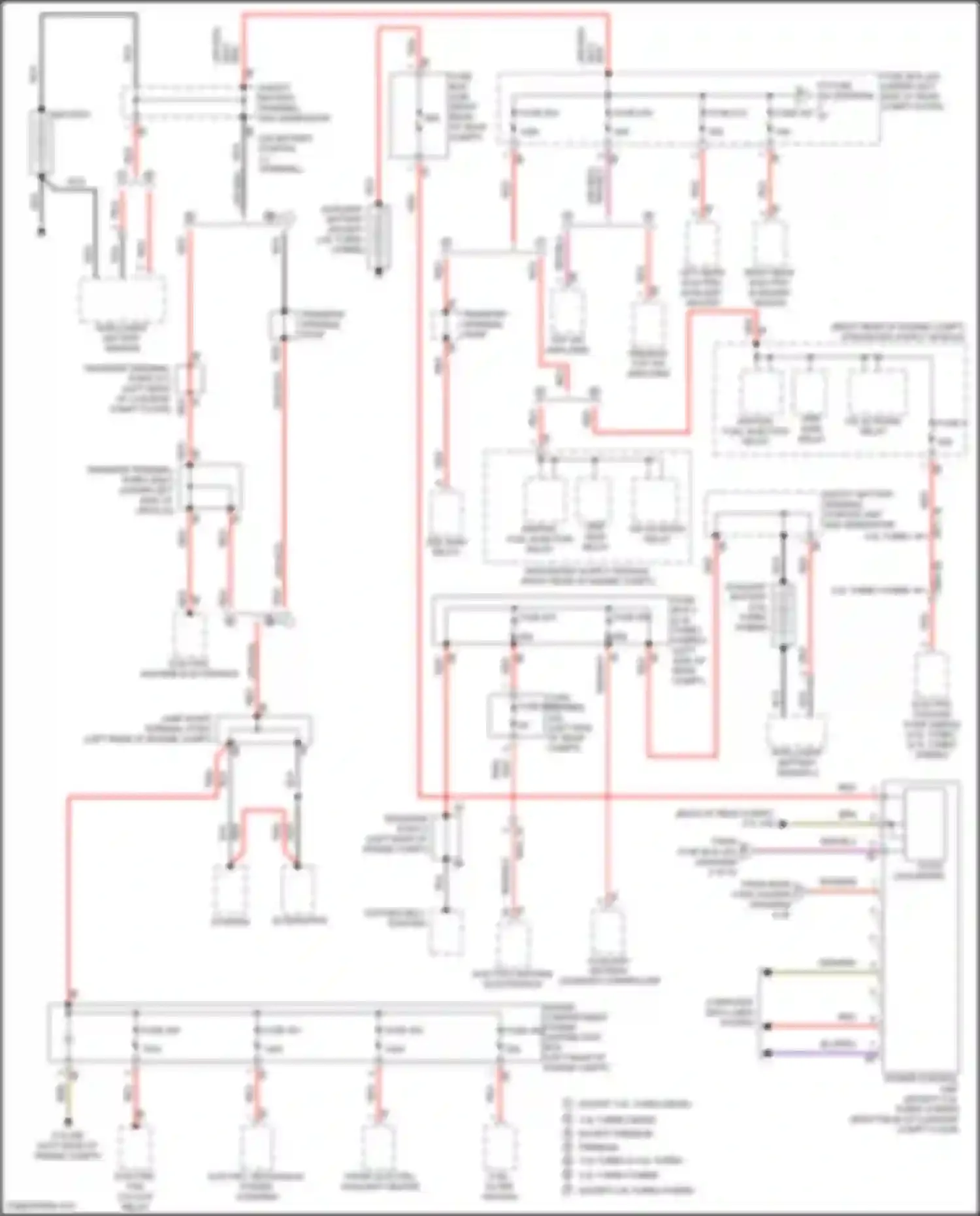 X5 M BMW F85 (2014-2018): Power distribution circuit (1 of 6)