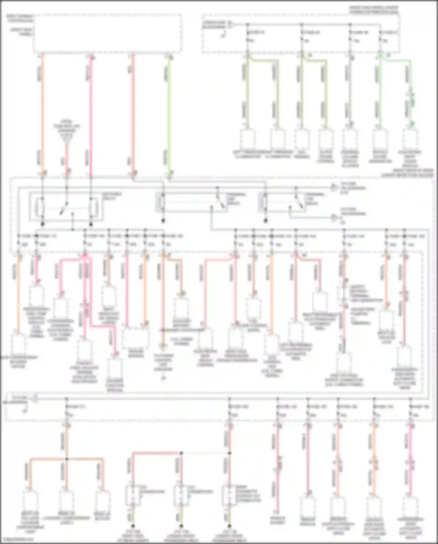 X5 M BMW F85 (2014-2018): Power distribution circuit (4 of 6)