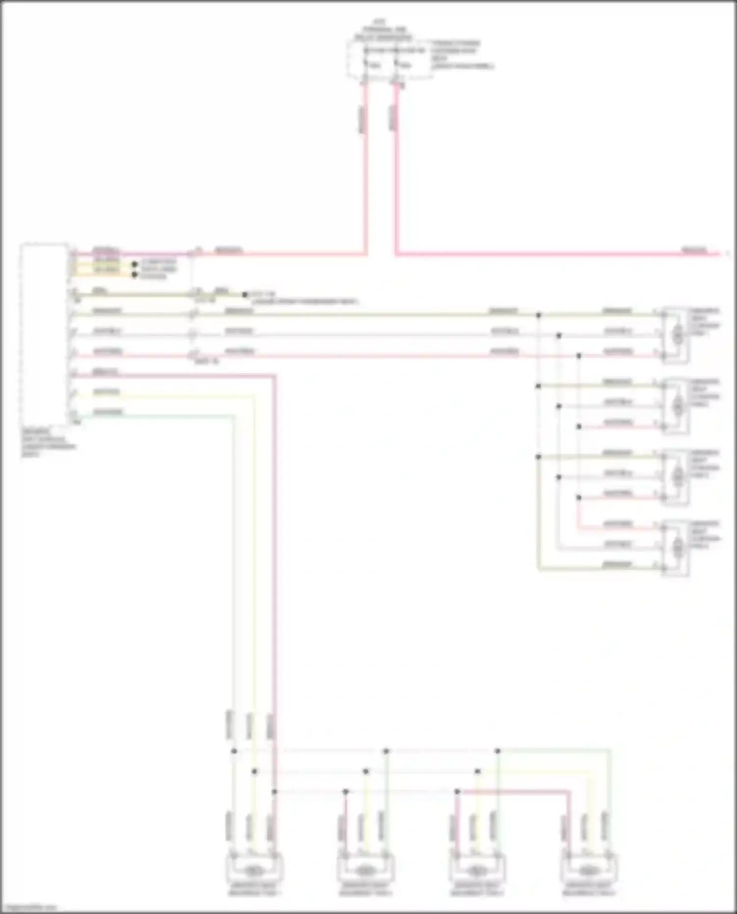X5 M BMW F85 (2014-2018): Seat ventilation circuit (1 of 2)