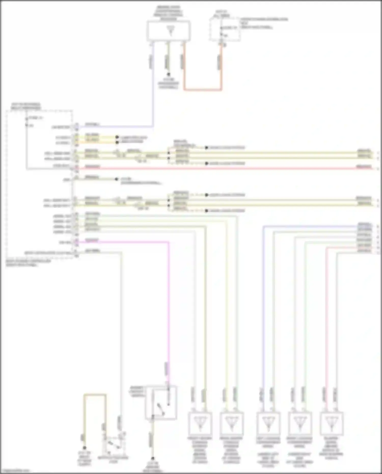 Wiring diagram aerial sig for BMW X5 M F85 (2014-2018) (1 of 2)