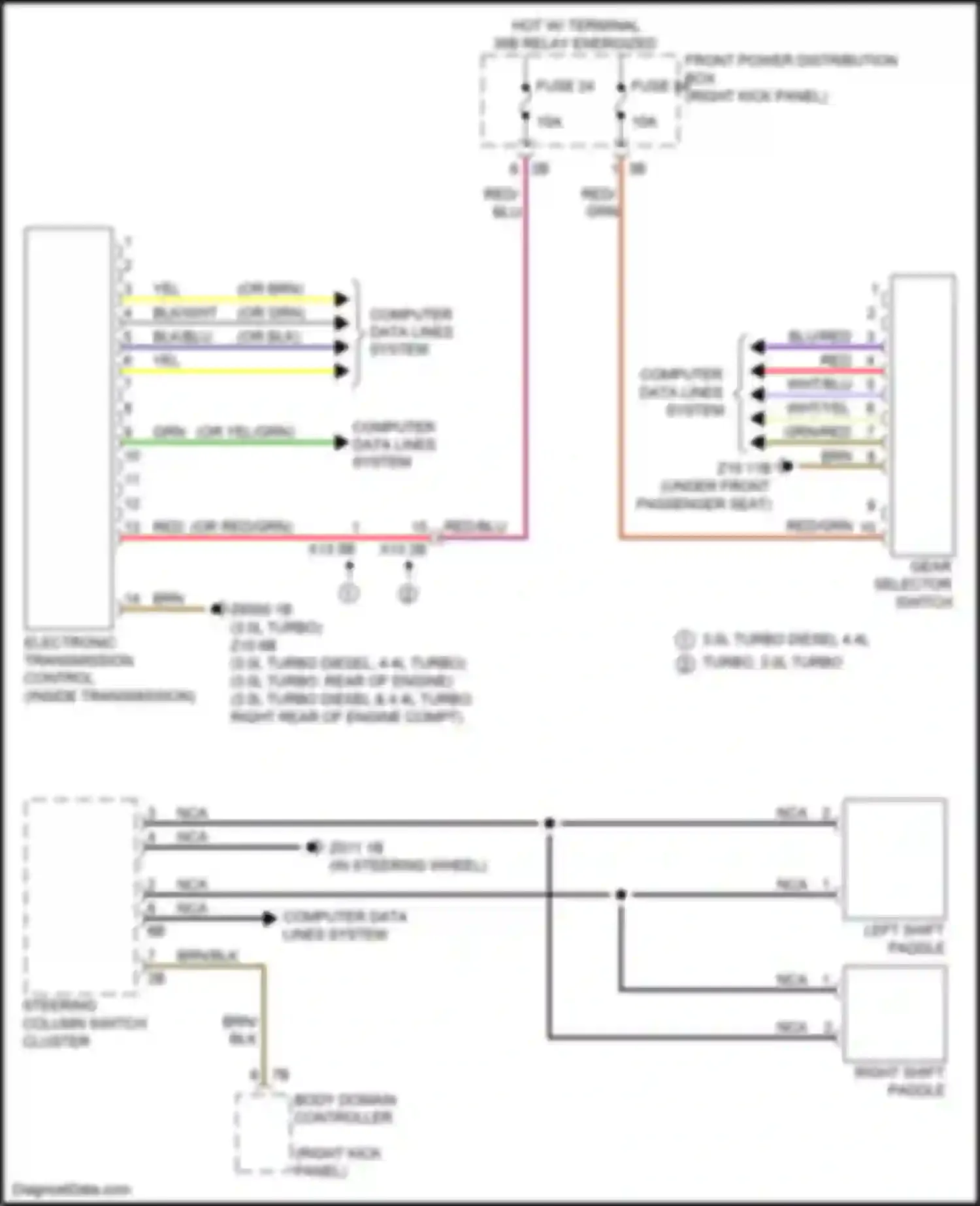 Wiring diagram blk/blu for BMW X5 M F85 (2014-2018) (53 of 71)