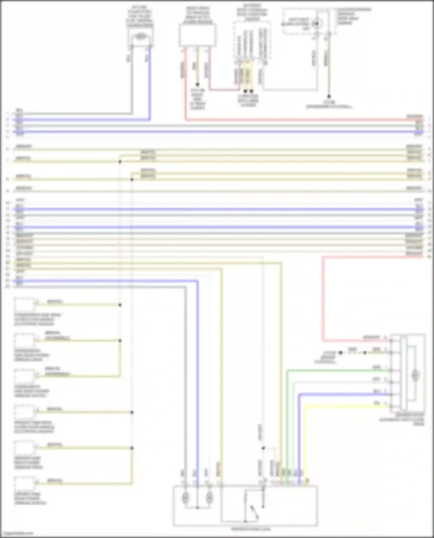 Wiring diagram blk/red for BMW X5 M F85 (2014-2018) (1 of 47)