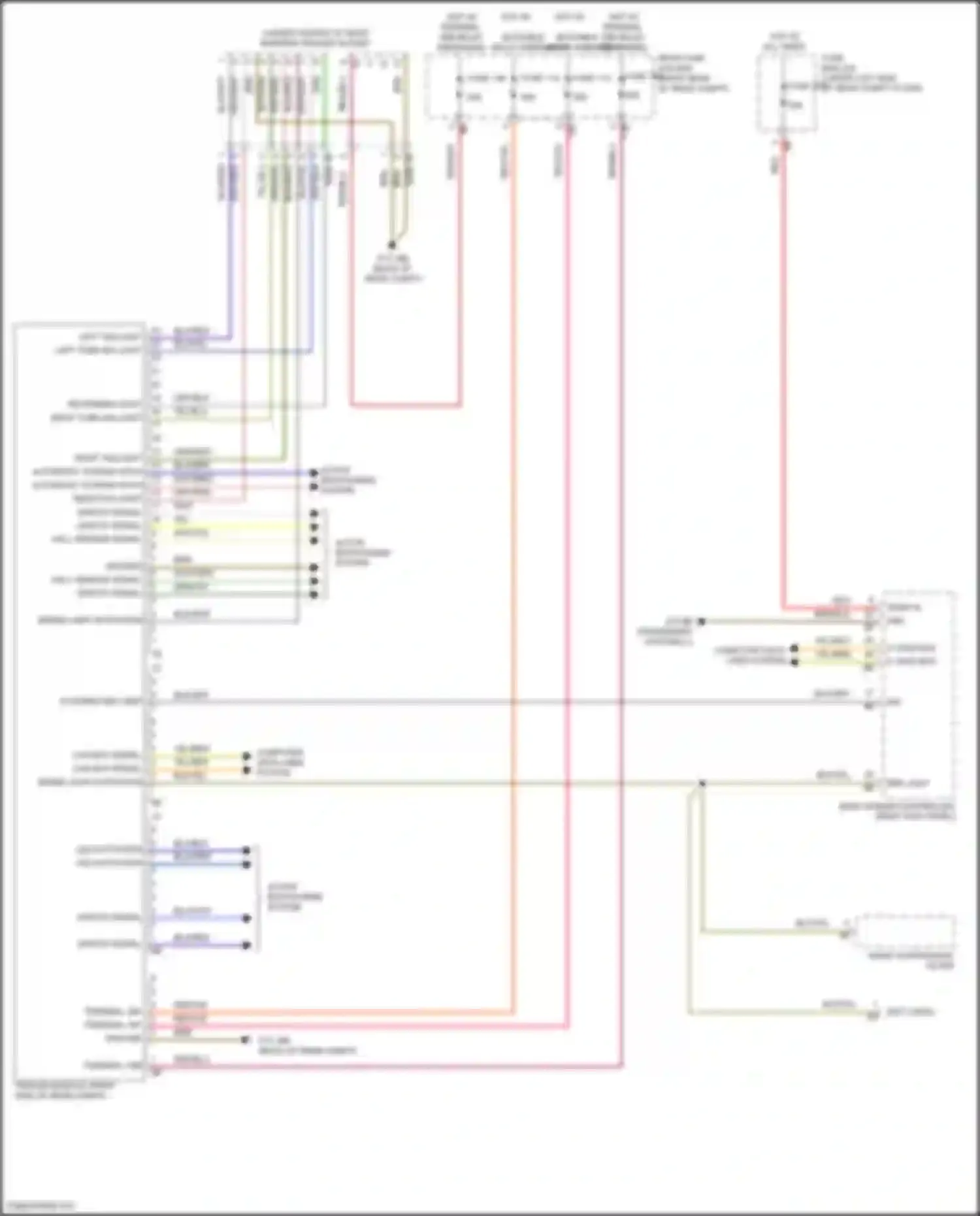 Wiring diagram can bus signal for BMW X5 M F85 (2014-2018) (1 of 1)