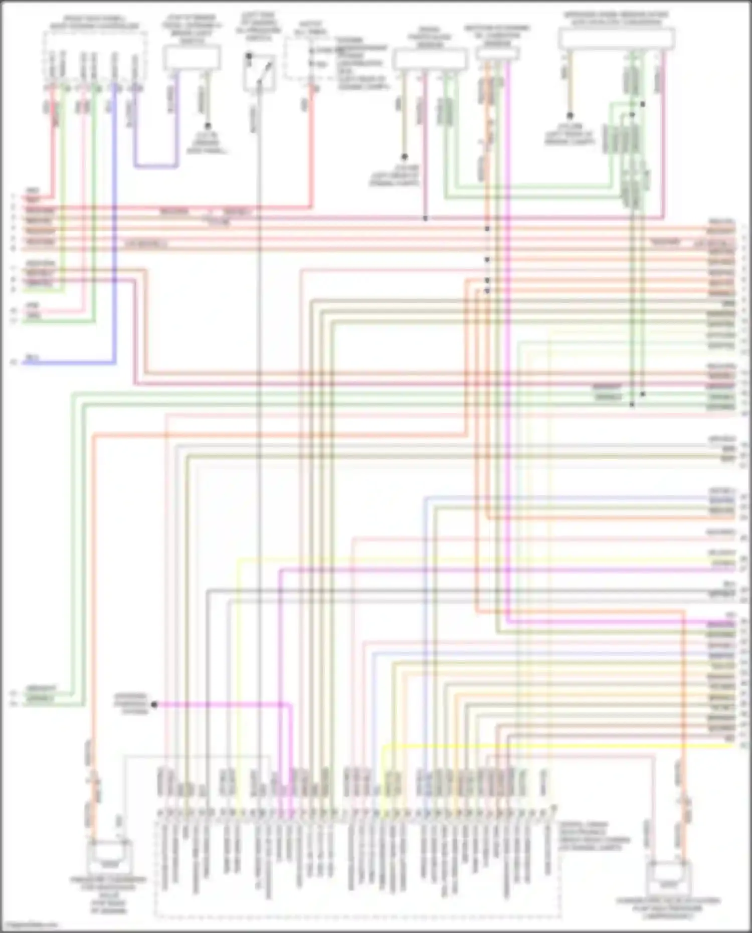 Wiring diagram changeover valve actuating flap high pressure compressor 2 for BMW X5 M F85 (2014-2018) (1 of 1)