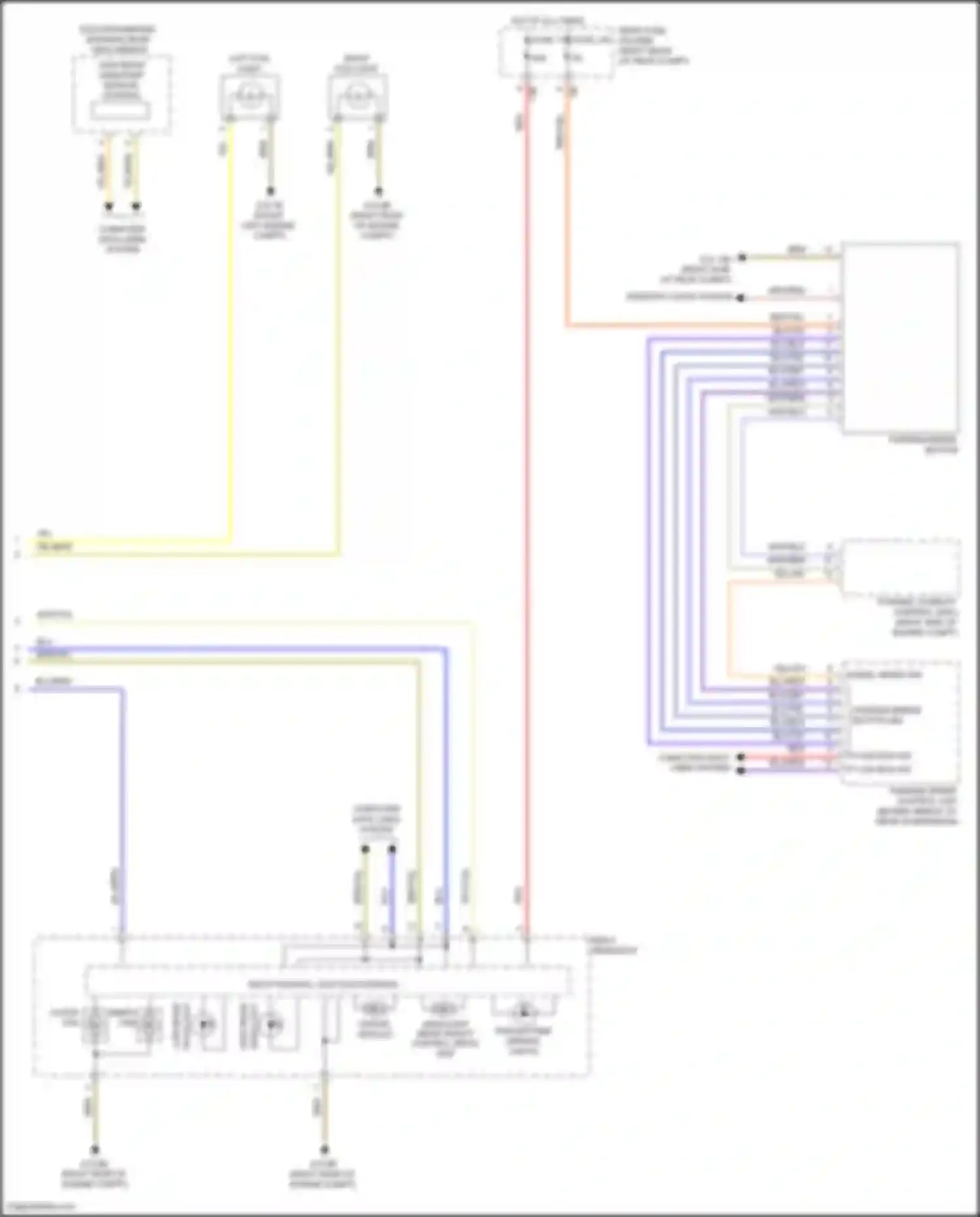 Wiring diagram computer data lines system for BMW X5 M F85 (2014-2018) (35 of 127)
