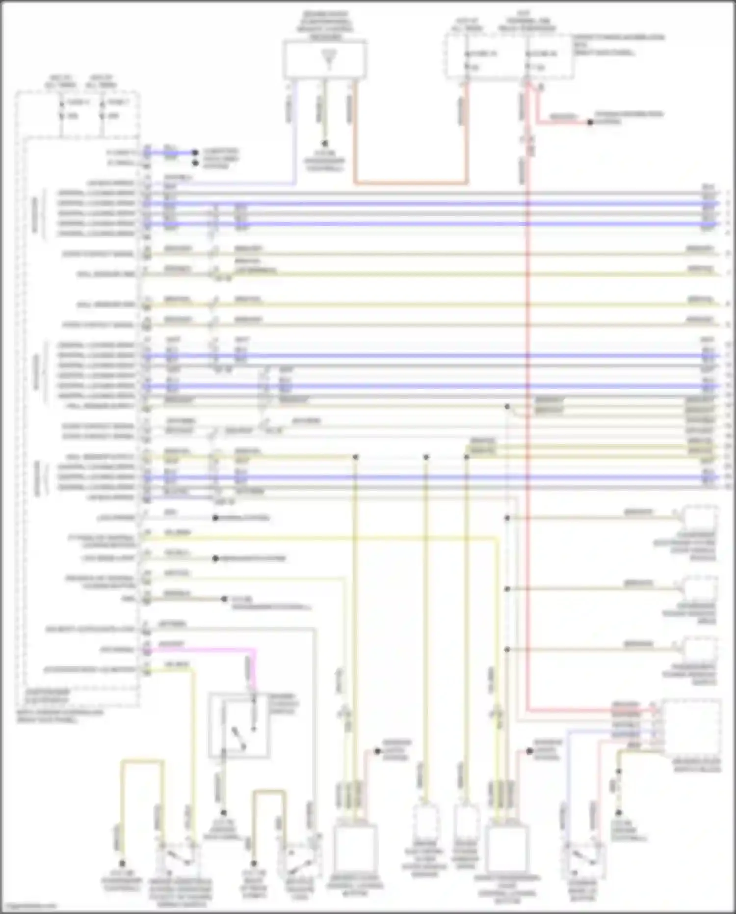 Wiring diagram computer data lines system for BMW X5 M F85 (2014-2018) (42 of 127)