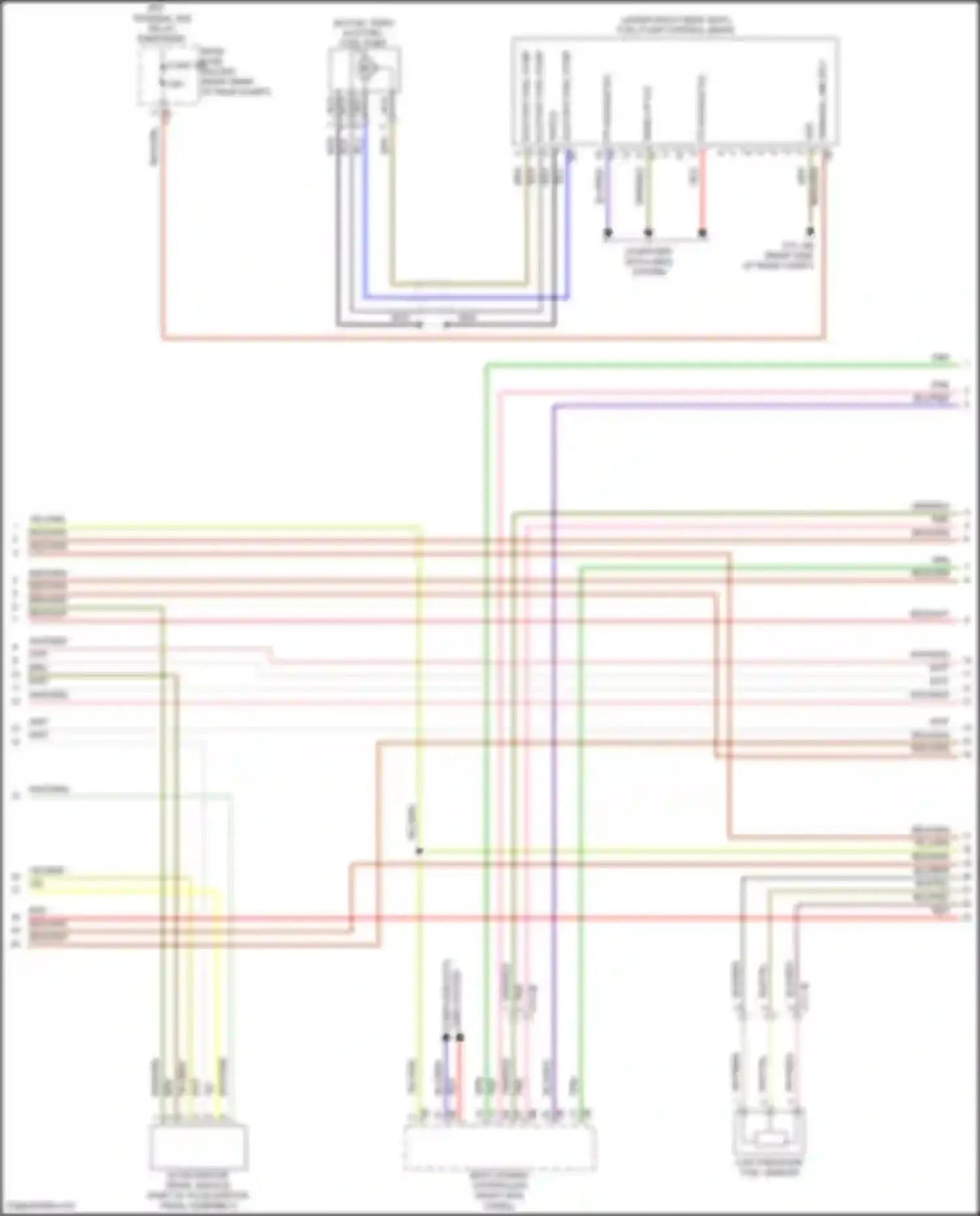 Wiring diagram computer data lines system for BMW X5 M F85 (2014-2018) (126 of 127)