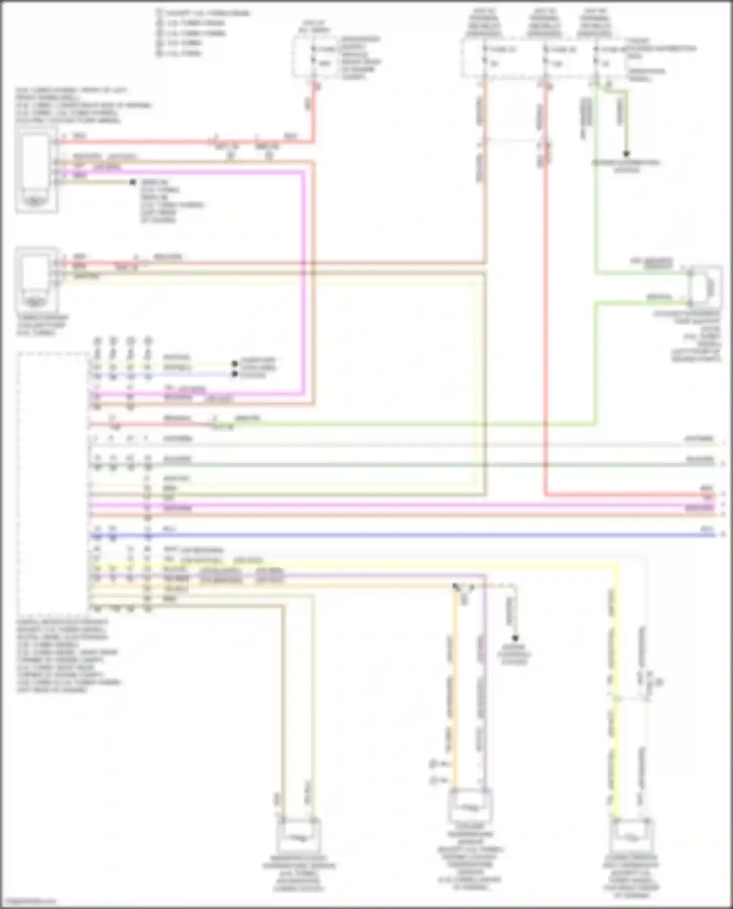 Wiring diagram engine controls system for BMW X5 M F85 (2014-2018) (4 of 4)