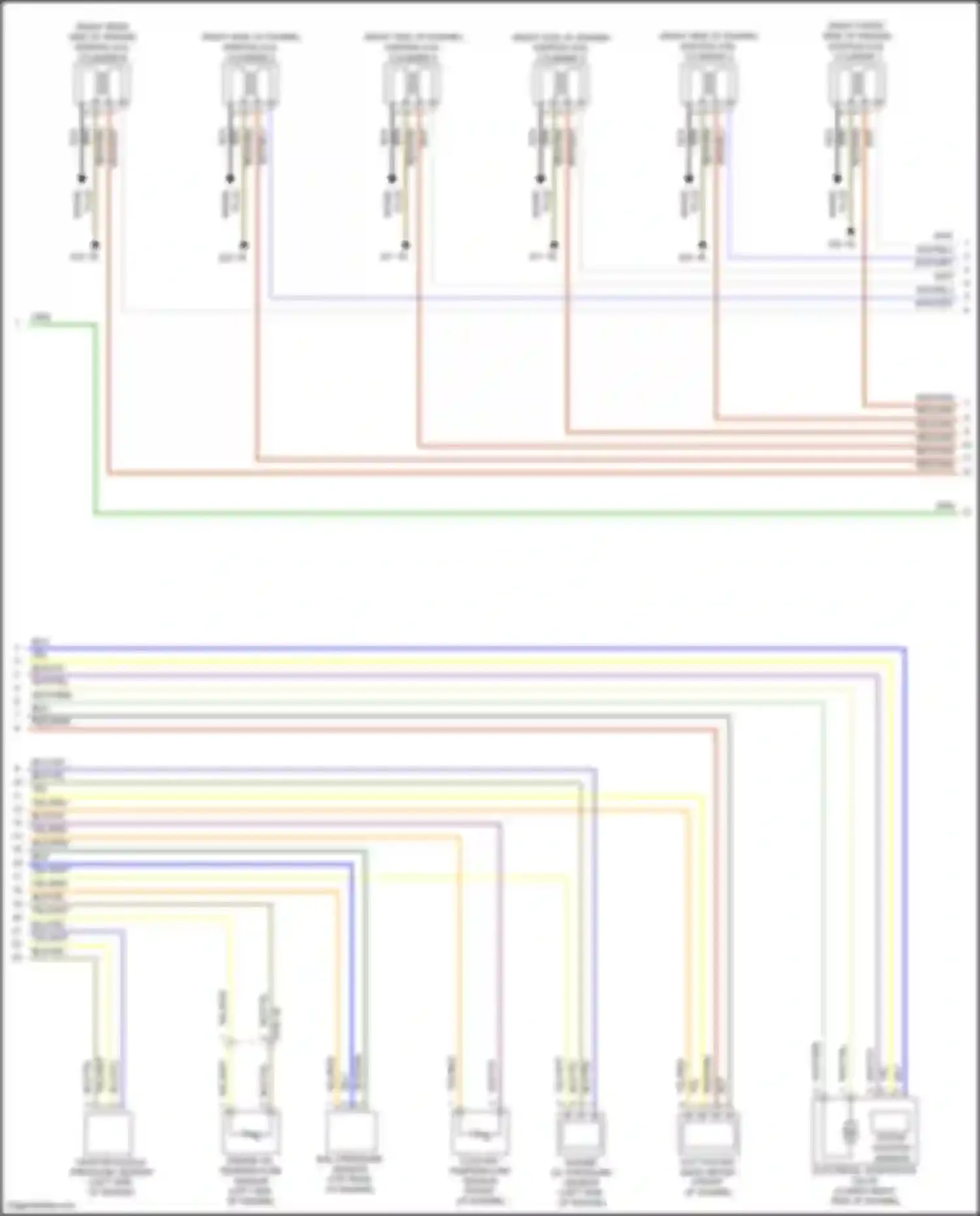 Wiring diagram engine oil temperature sensor for BMW X5 M F85 (2014-2018) (1 of 2)