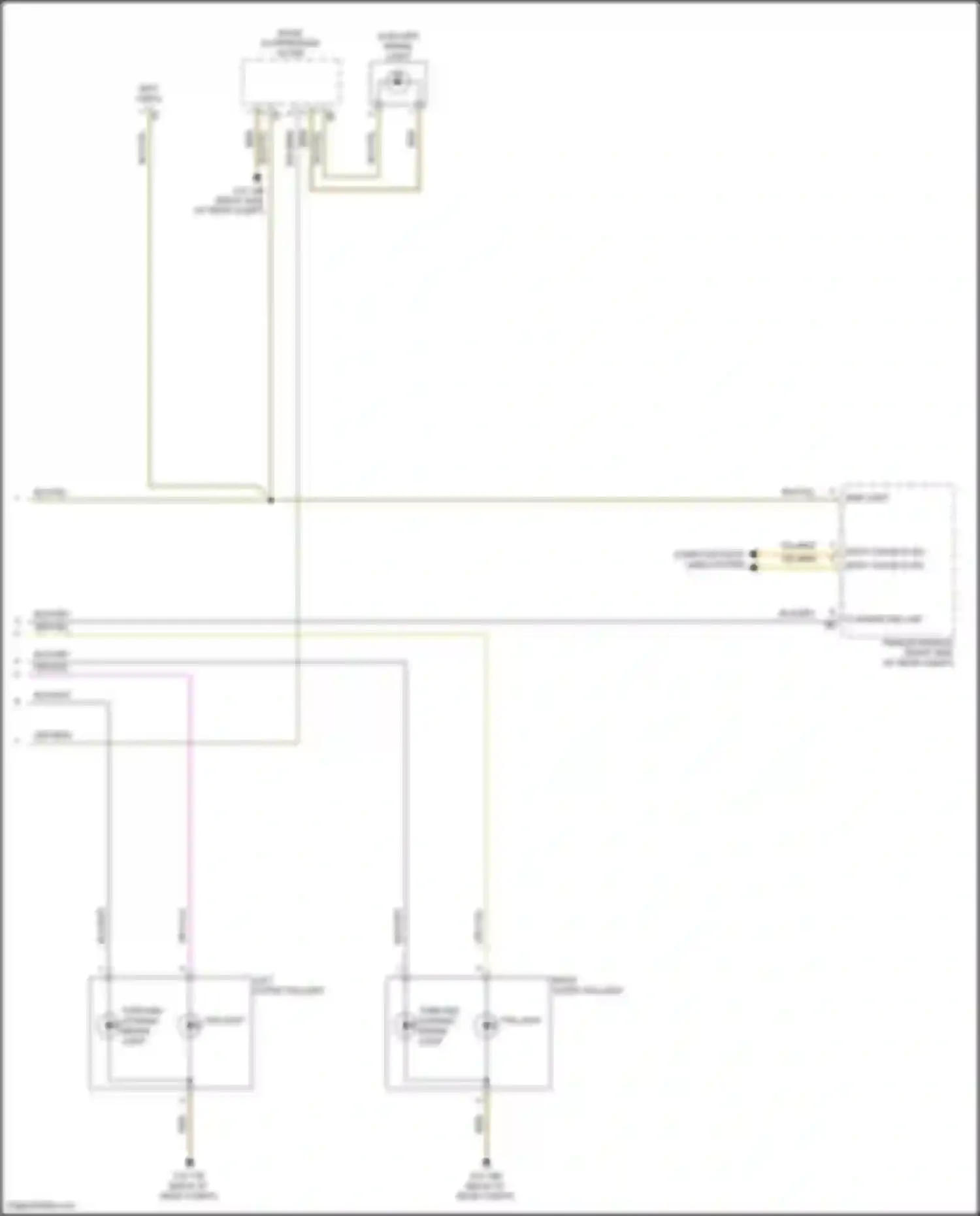Wiring diagram flashing ind lmp for BMW X5 M F85 (2014-2018) (1 of 1)