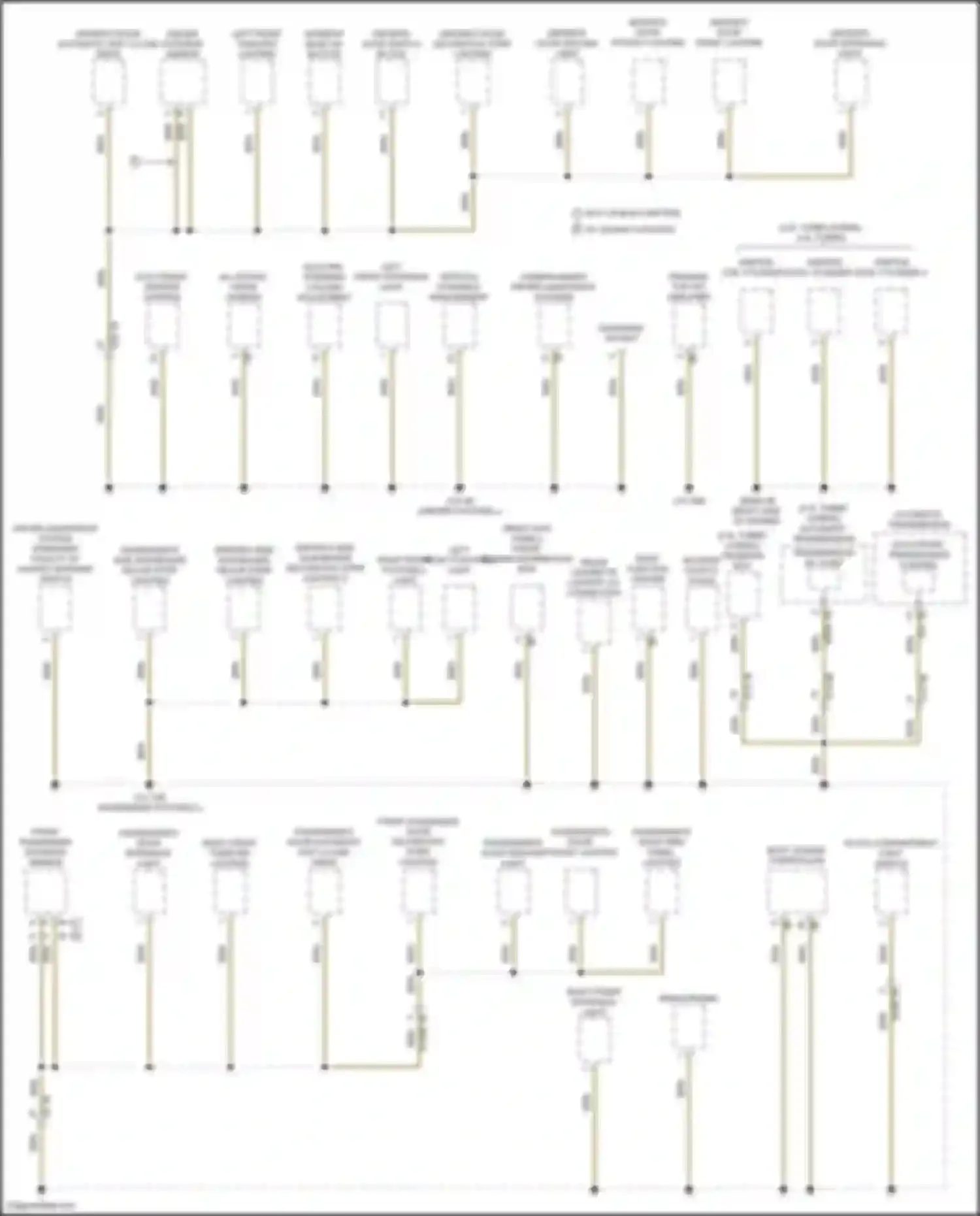 Wiring diagram front power distribution box for BMW X5 M F85 (2014-2018) (6 of 77)