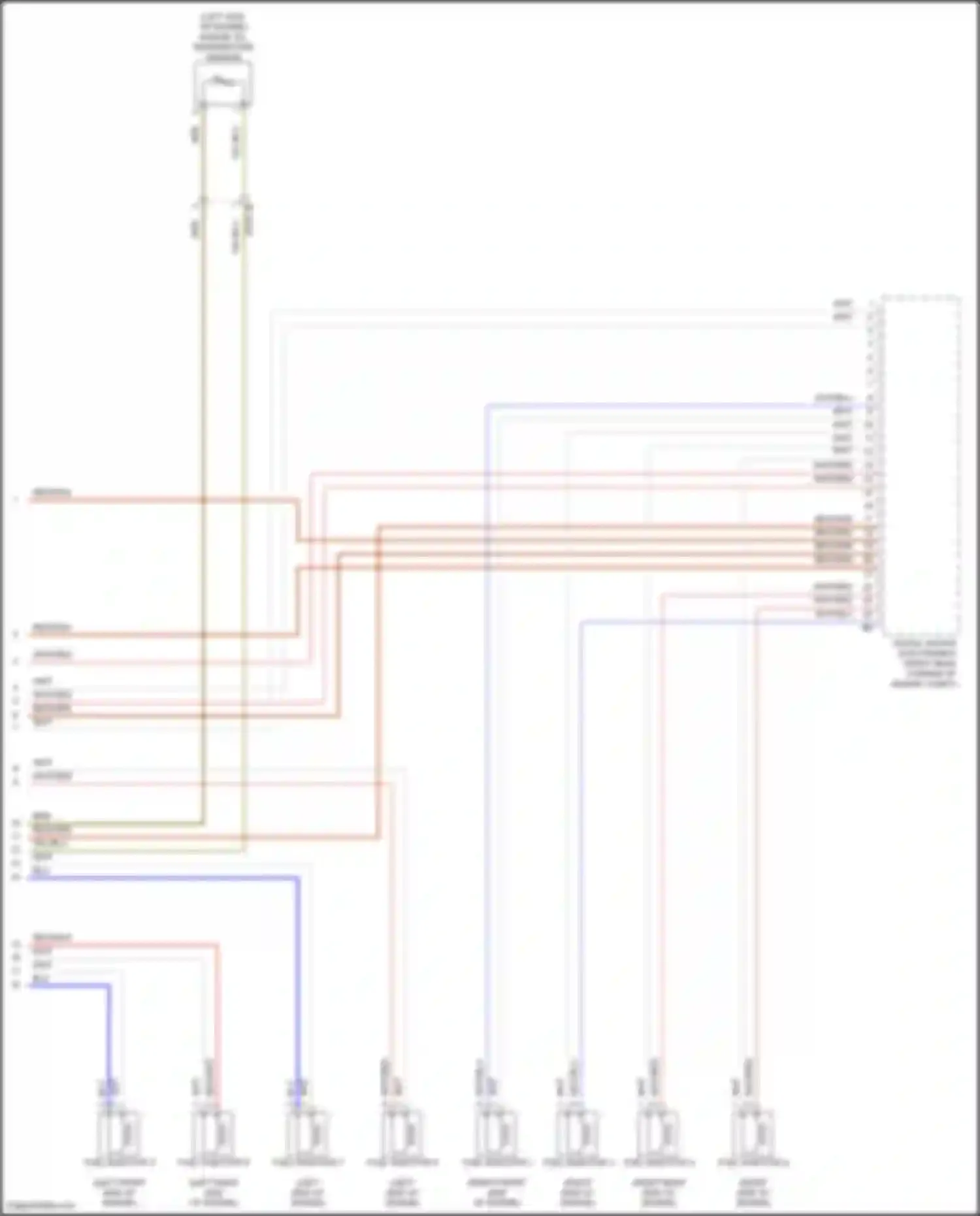 Wiring diagram fuel injector 7 for BMW X5 M F85 (2014-2018) (1 of 1)