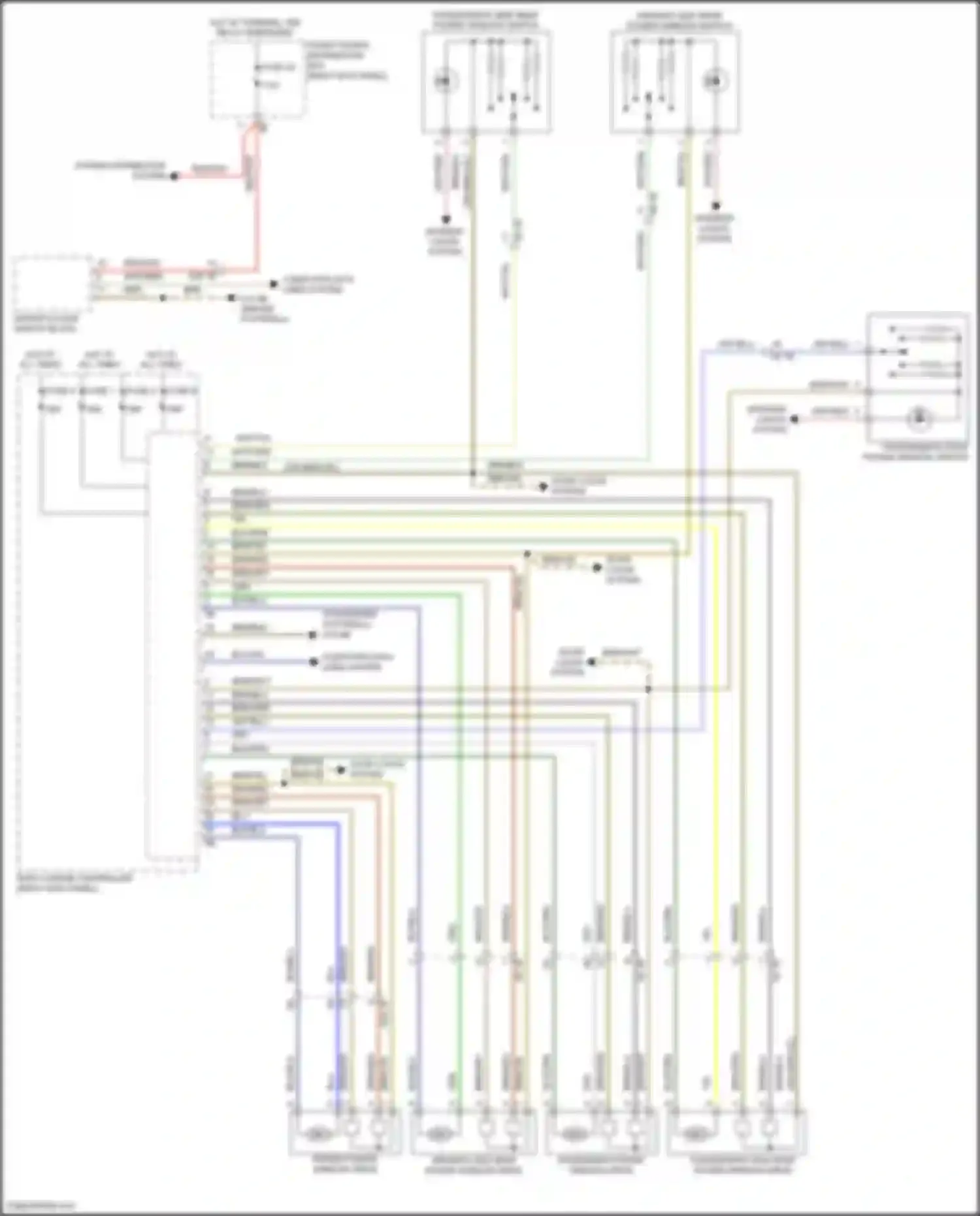 Wiring diagram fuse 1 for BMW X5 M F85 (2014-2018) (2 of 6)
