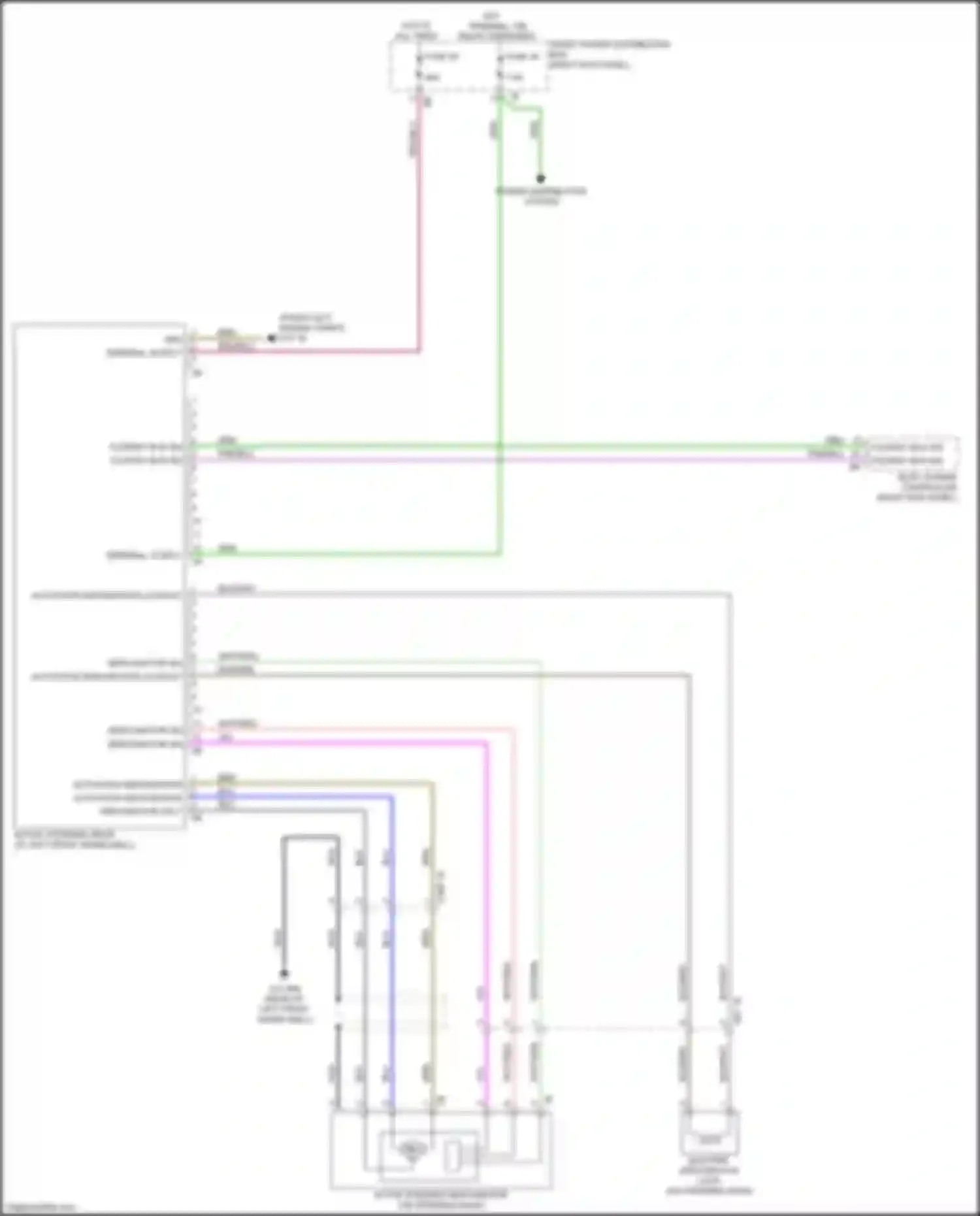 Wiring diagram fuse 44 for BMW X5 M F85 (2014-2018) (1 of 3)