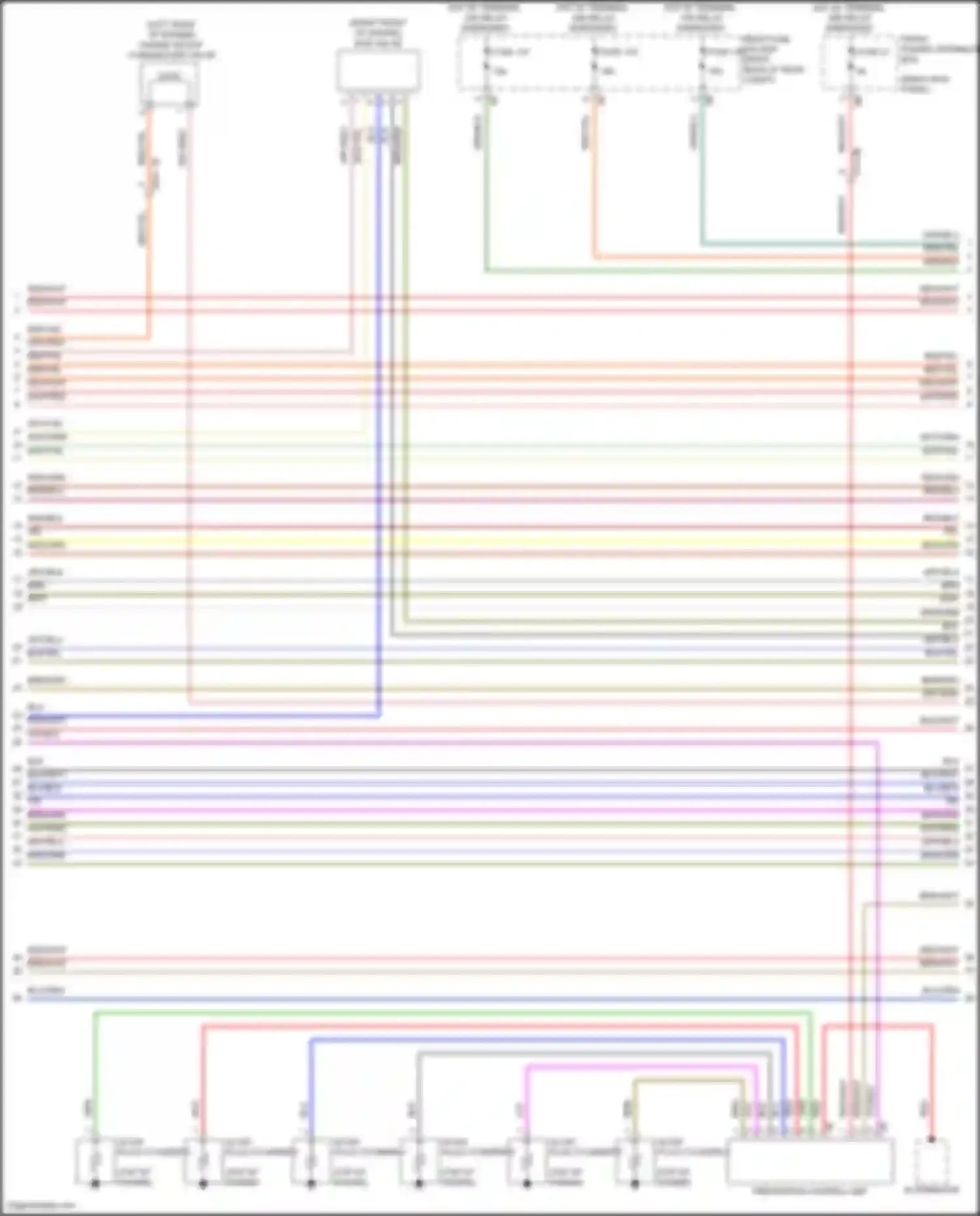 Wiring diagram glow plug cylinder 2 for BMW X5 M F85 (2014-2018) (1 of 1)